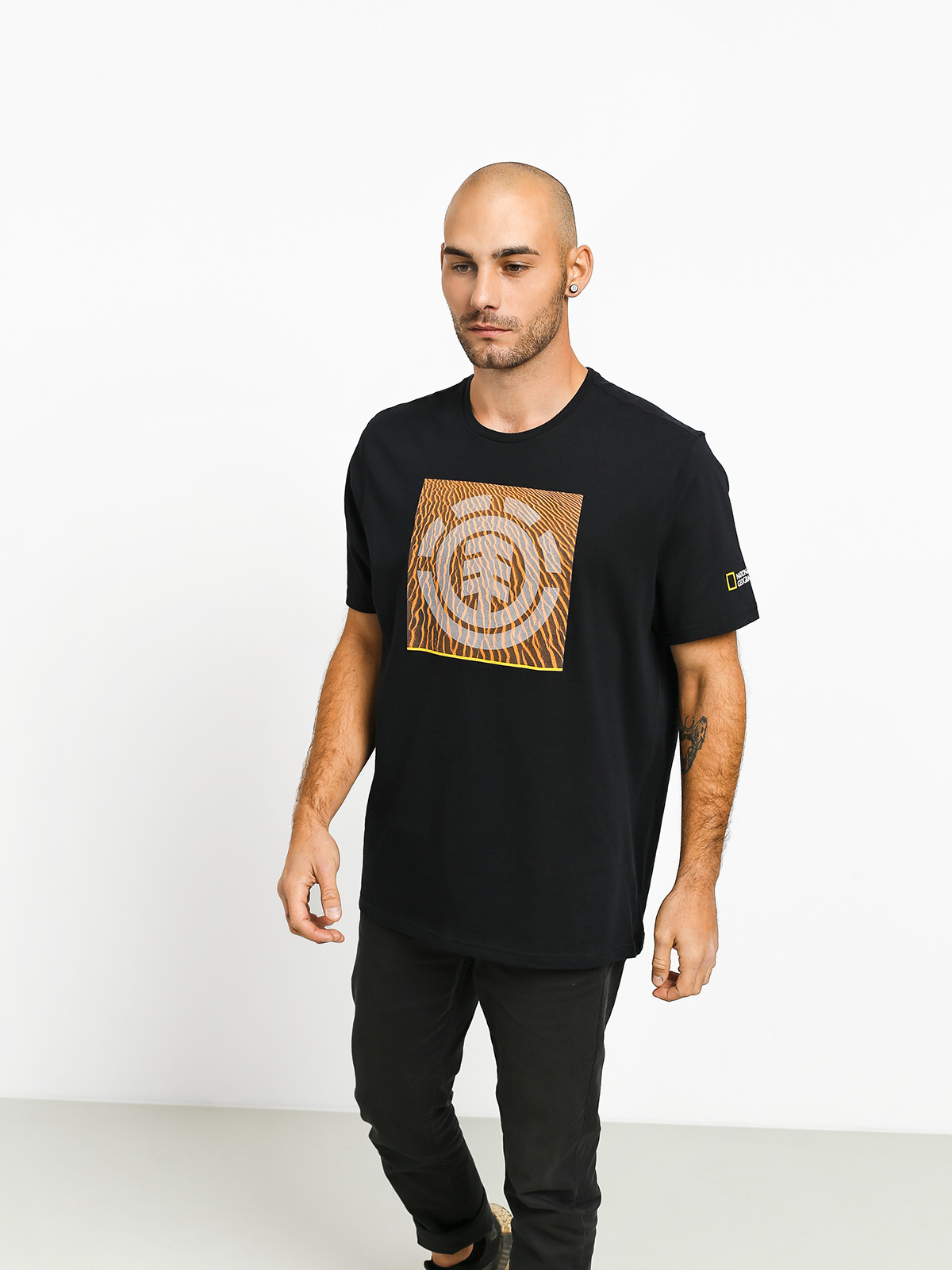 T-shirt Element Dunes Icon (flint black)