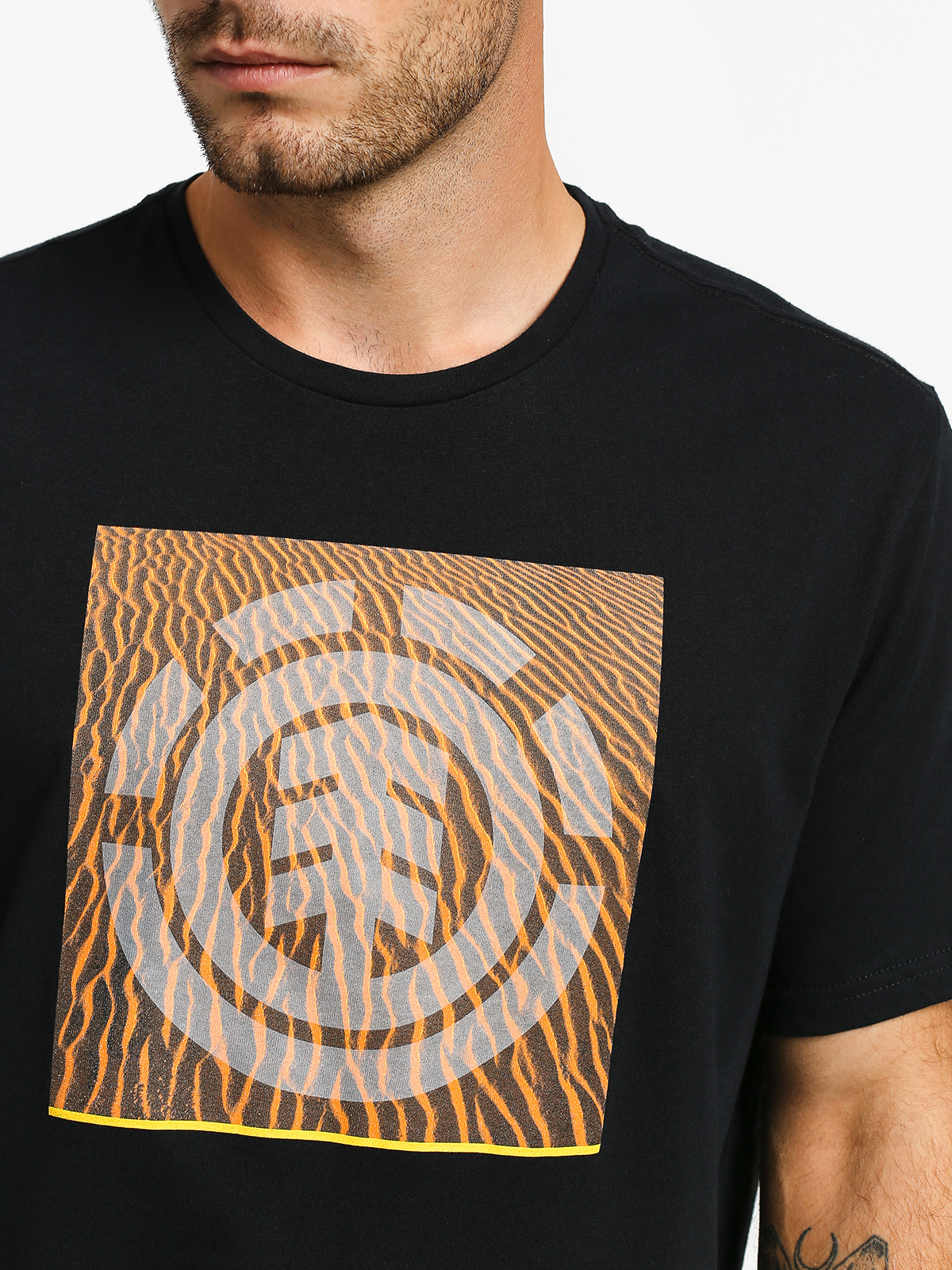 T-shirt Element Dunes Icon (flint black)