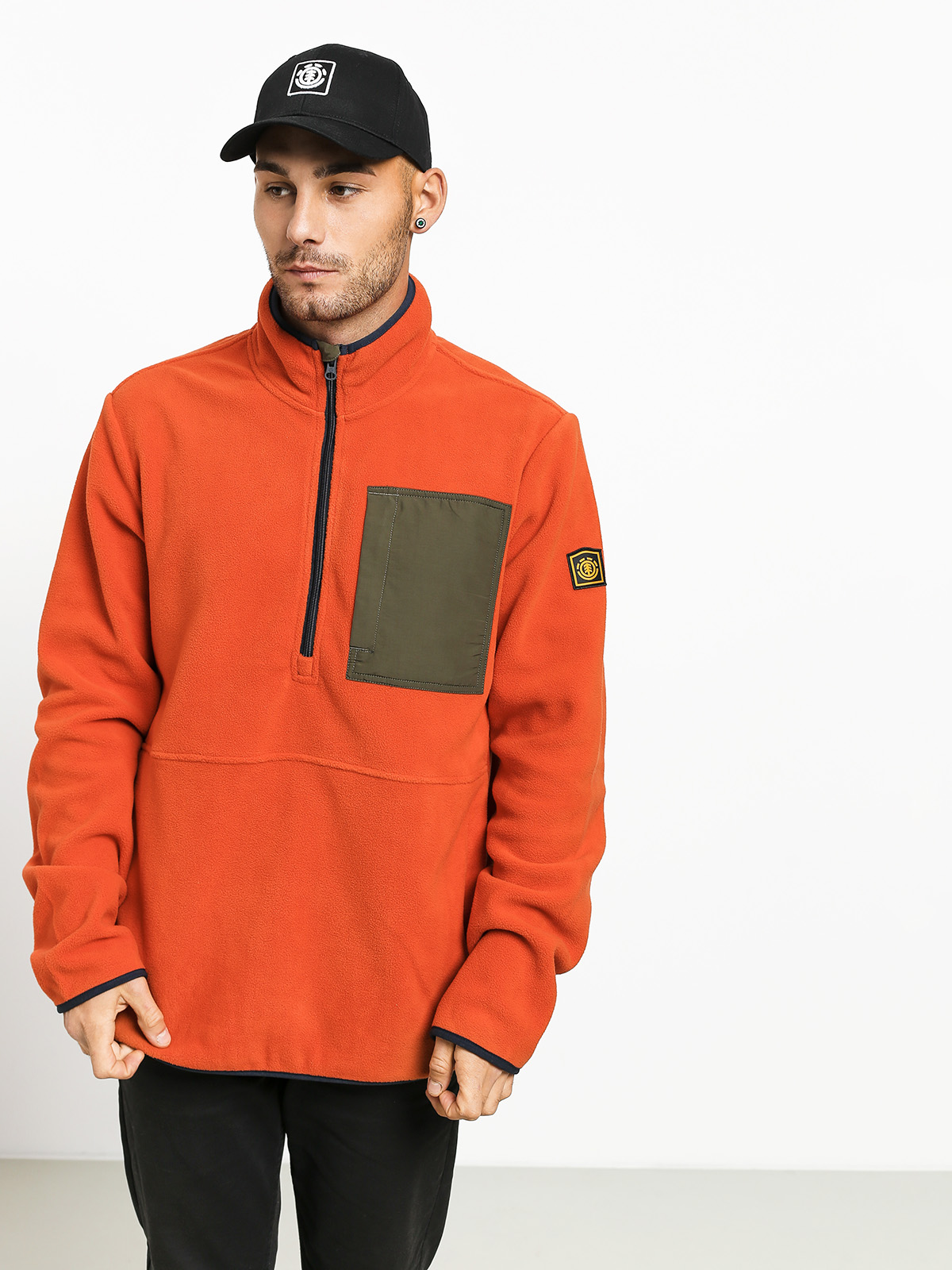 Bluza Element Windrift Qtr Zip (burnt ochre)