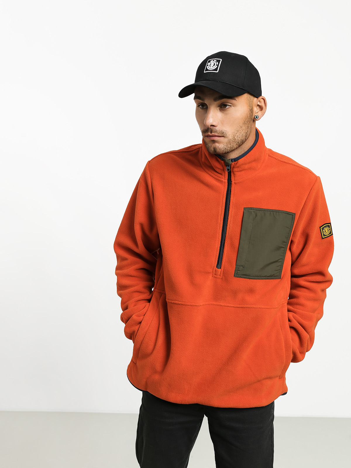 Bluza Element Windrift Qtr Zip (burnt ochre)