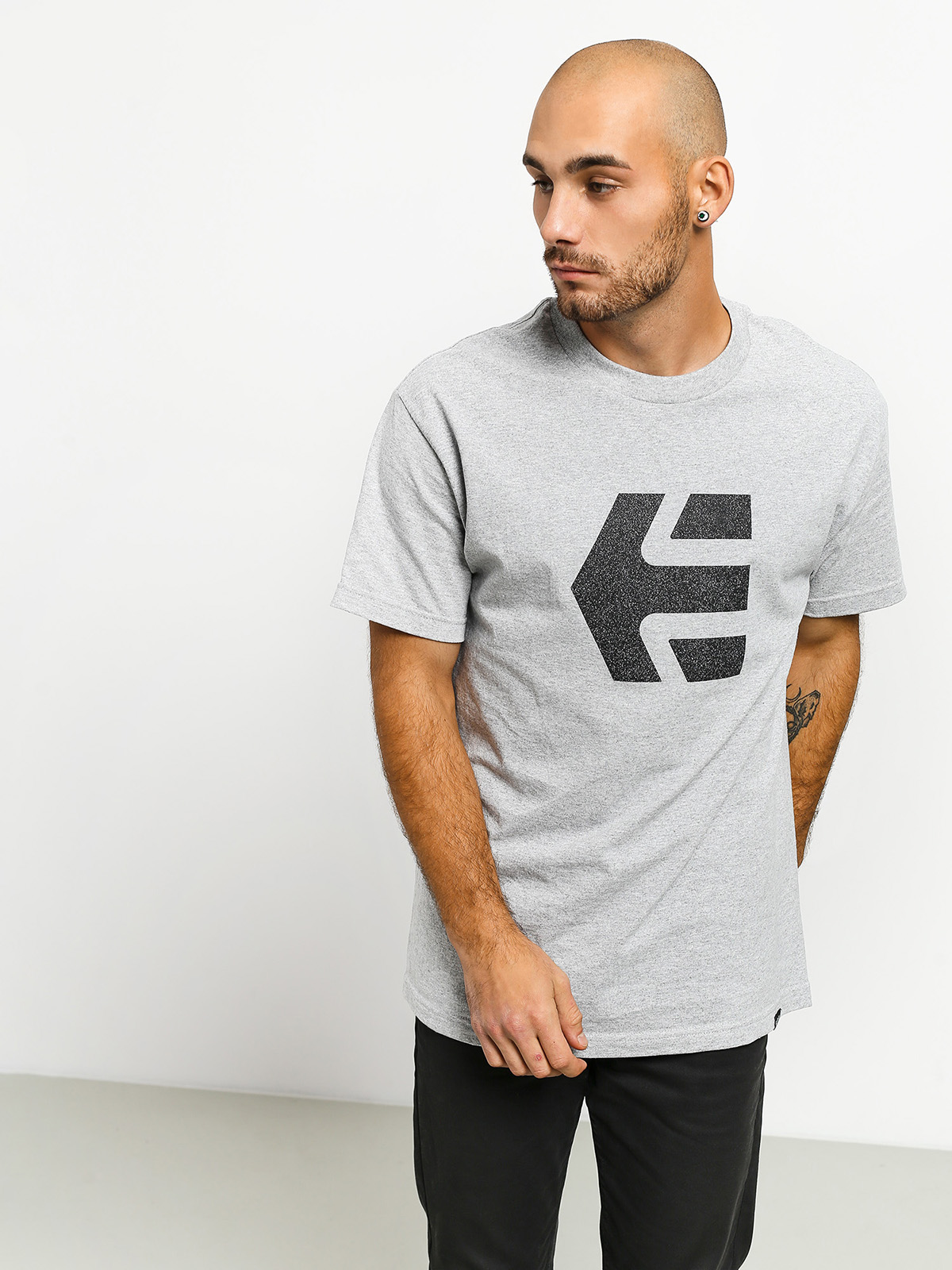 T-shirt Etnies Grip Icon (grey/heather)