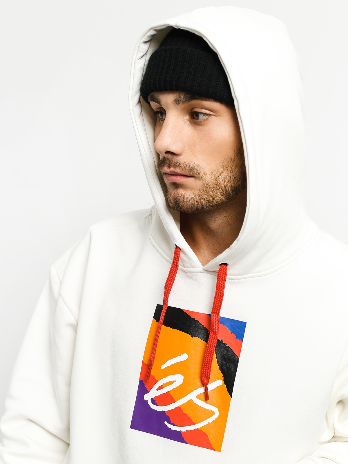 Bluza z kapturem eS Block Tech HD (white)