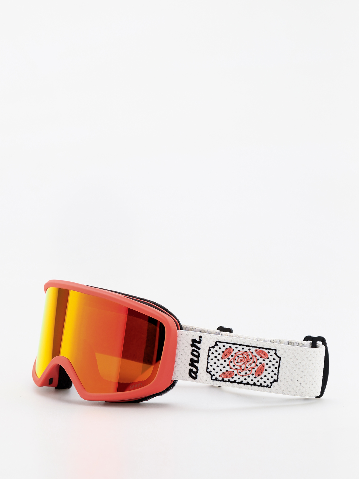 Gogle Anon Deringer Mfi Wmn (white rose/sonar red)