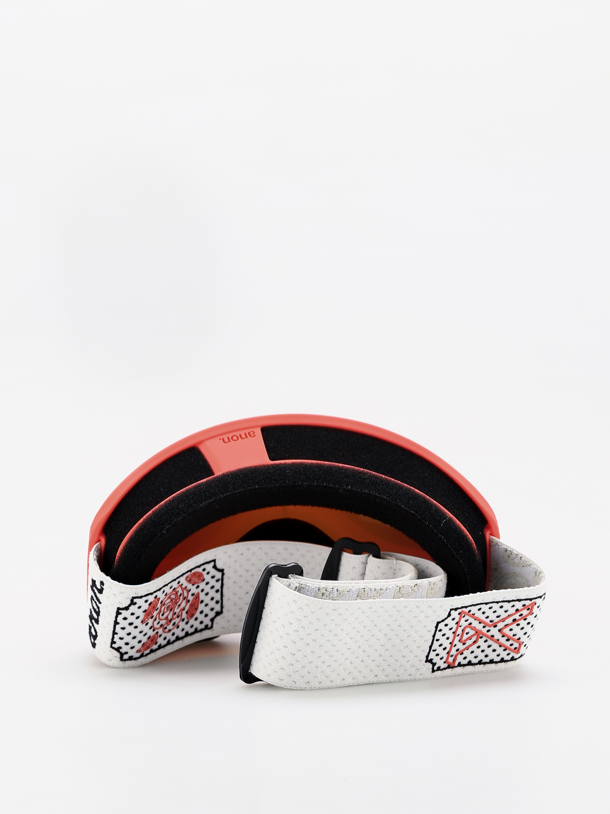 Gogle Anon Deringer Mfi Wmn (white rose/sonar red)