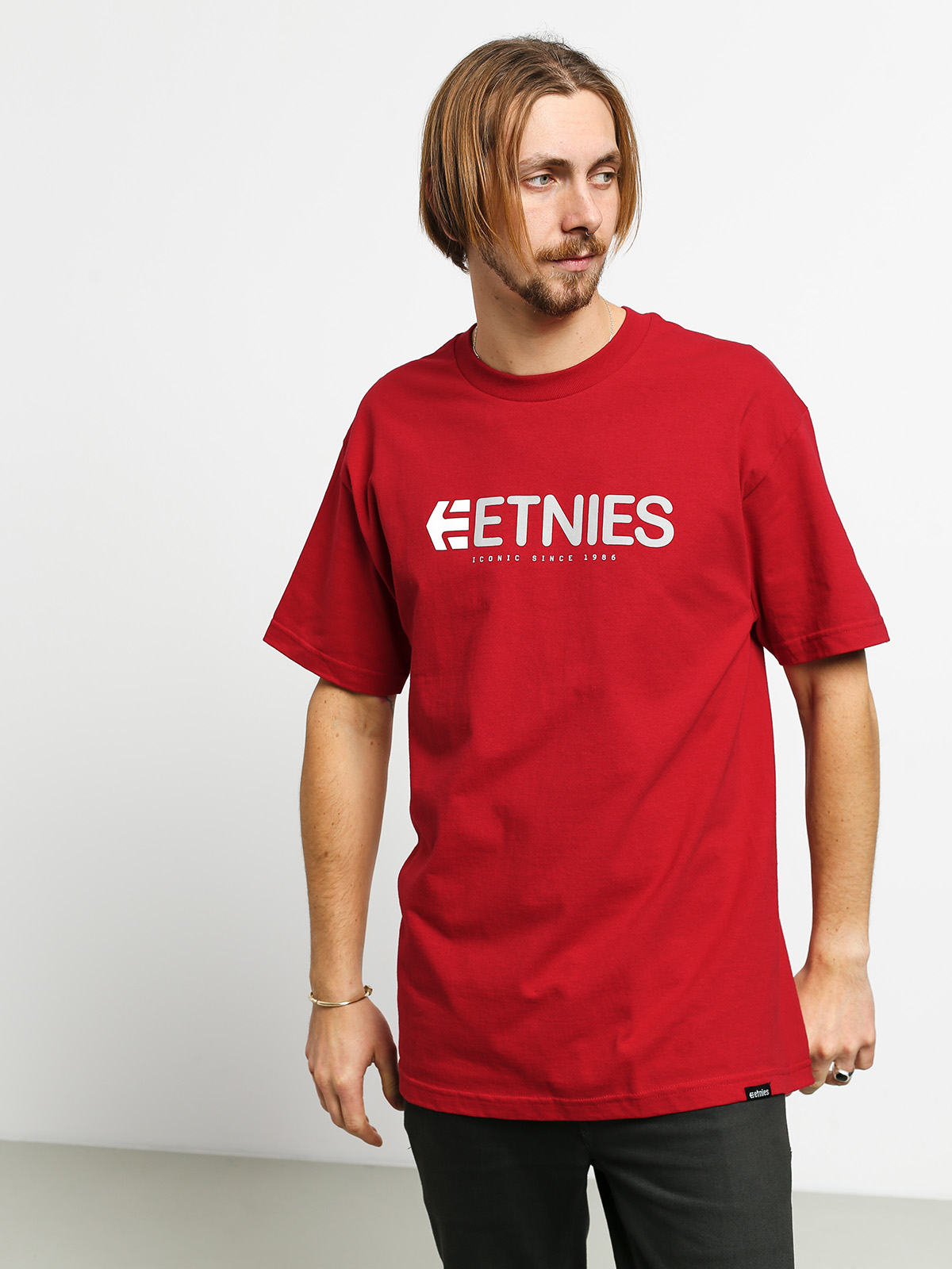 T-shirt Etnies Iconic (cardinal)