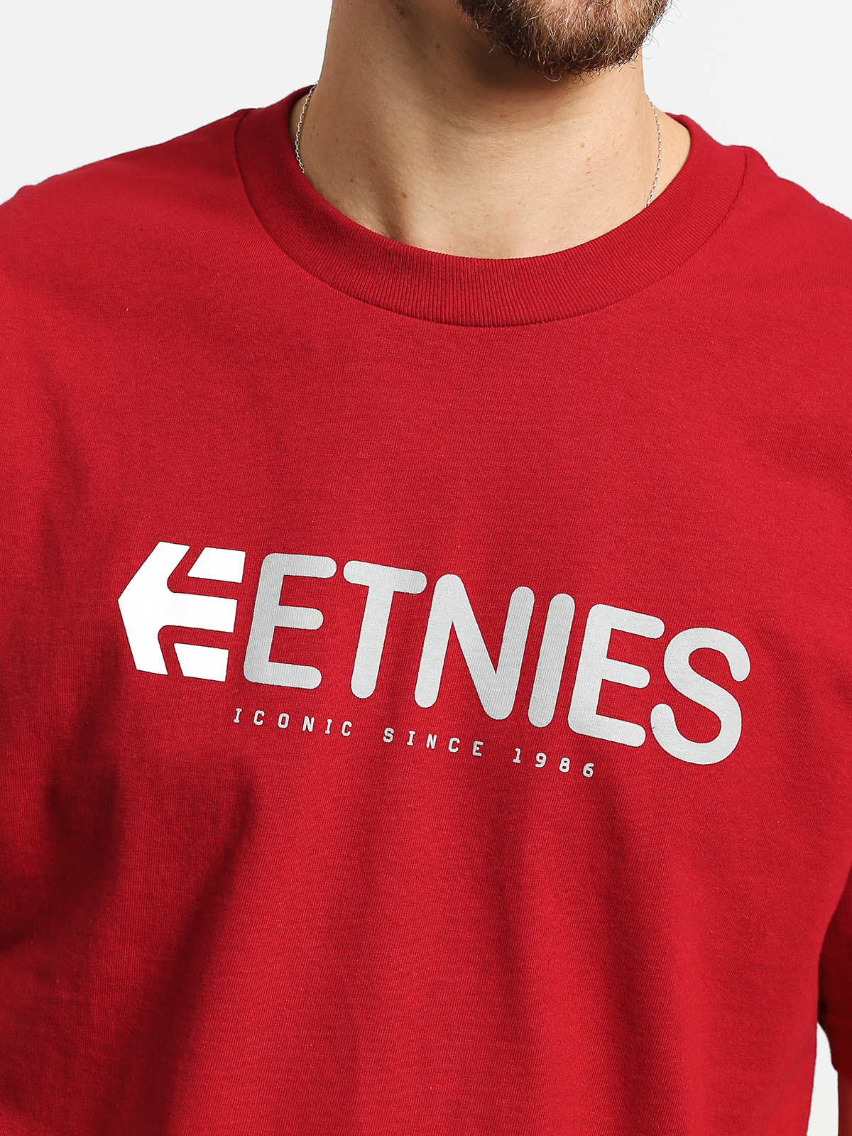 T-shirt Etnies Iconic (cardinal)