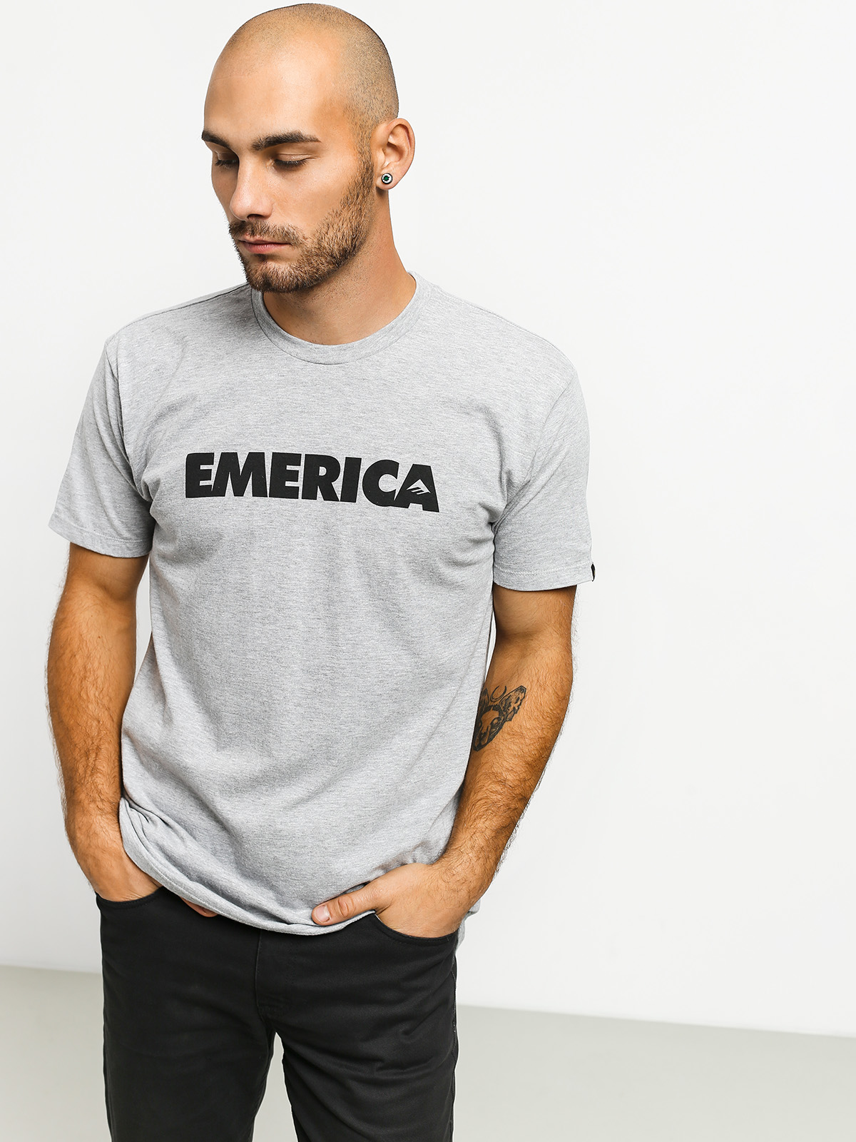 T-shirt Emerica Emerica Bold (grey/heather)
