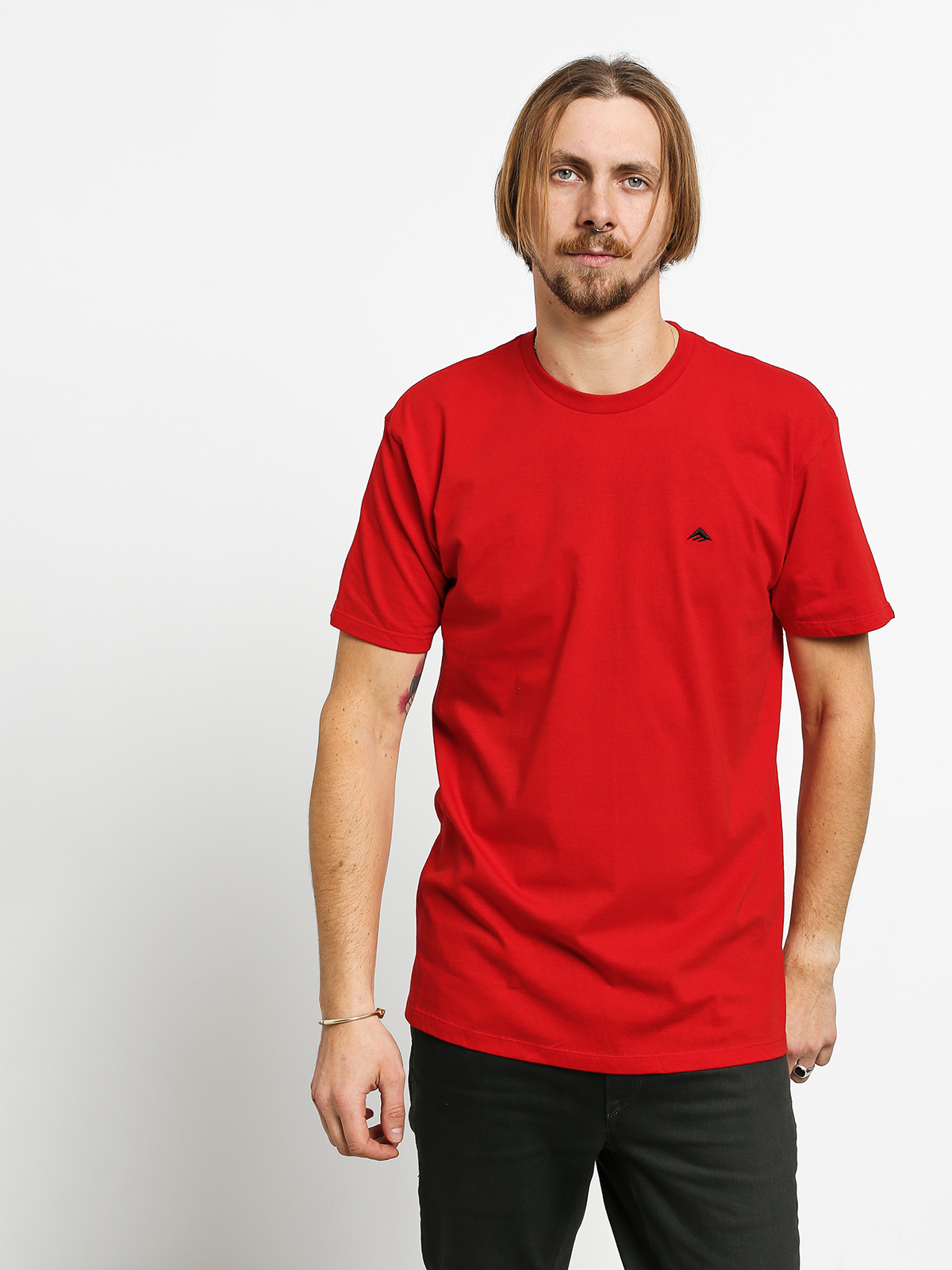 T-shirt Emerica Triangle Staple (red)