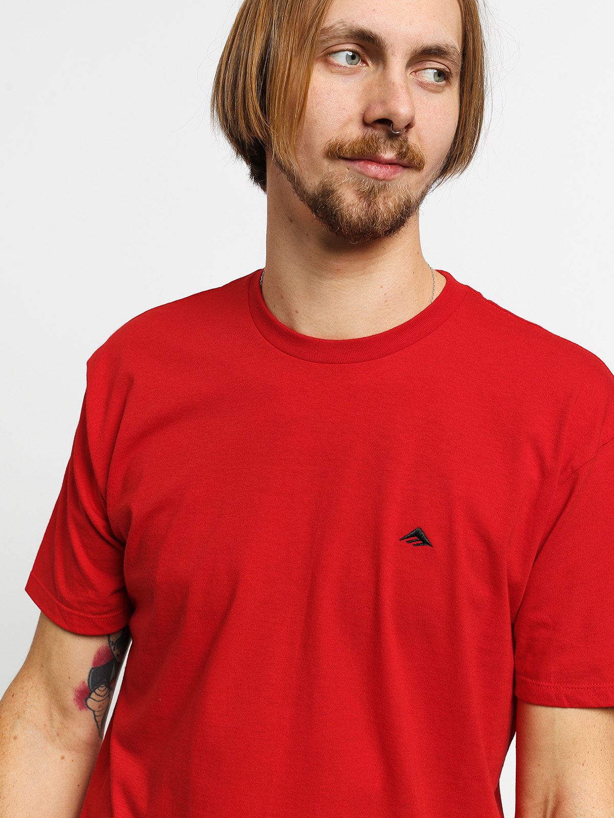 T-shirt Emerica Triangle Staple (red)