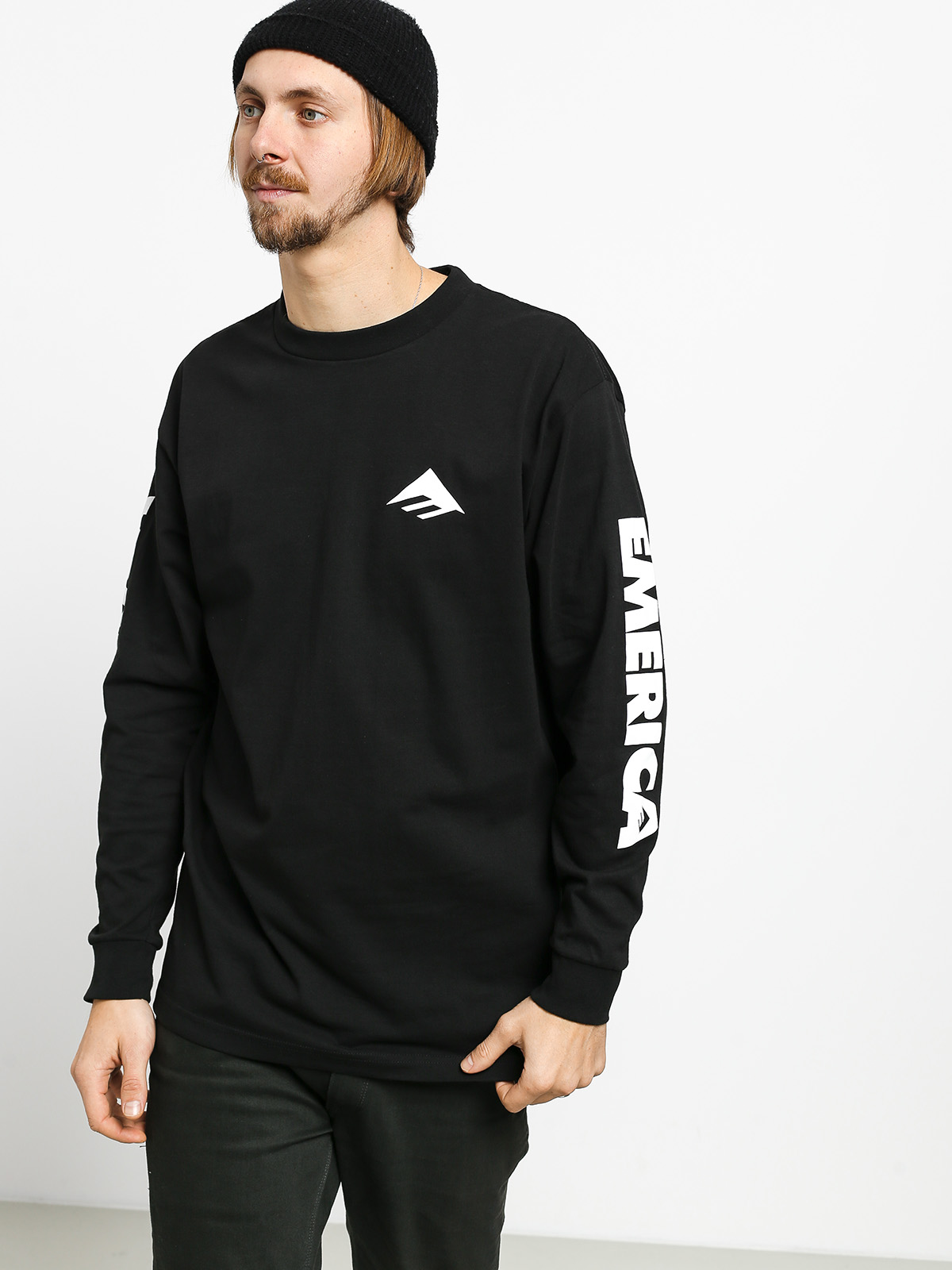 Longsleeve Emerica Bold Sidearm (black)