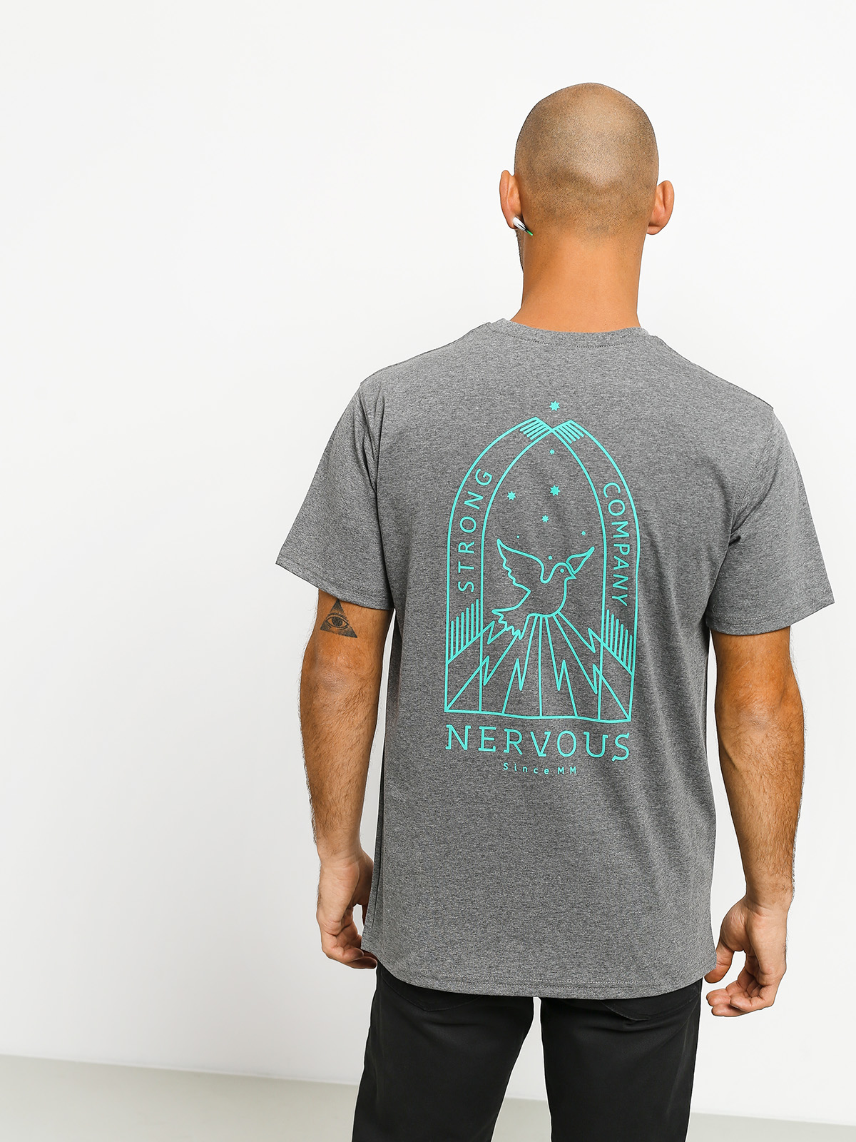 T-shirt Nervous Nightly (grey)