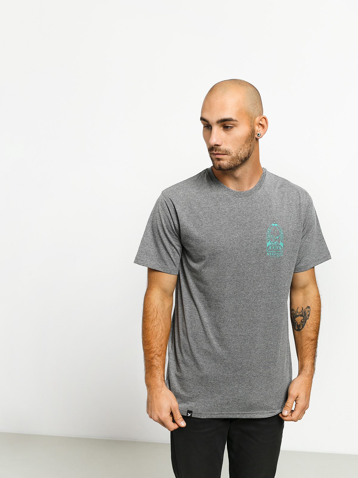 T-shirt Nervous Nightly (grey)