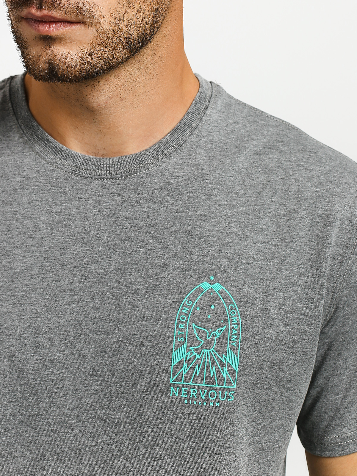 T-shirt Nervous Nightly (grey)