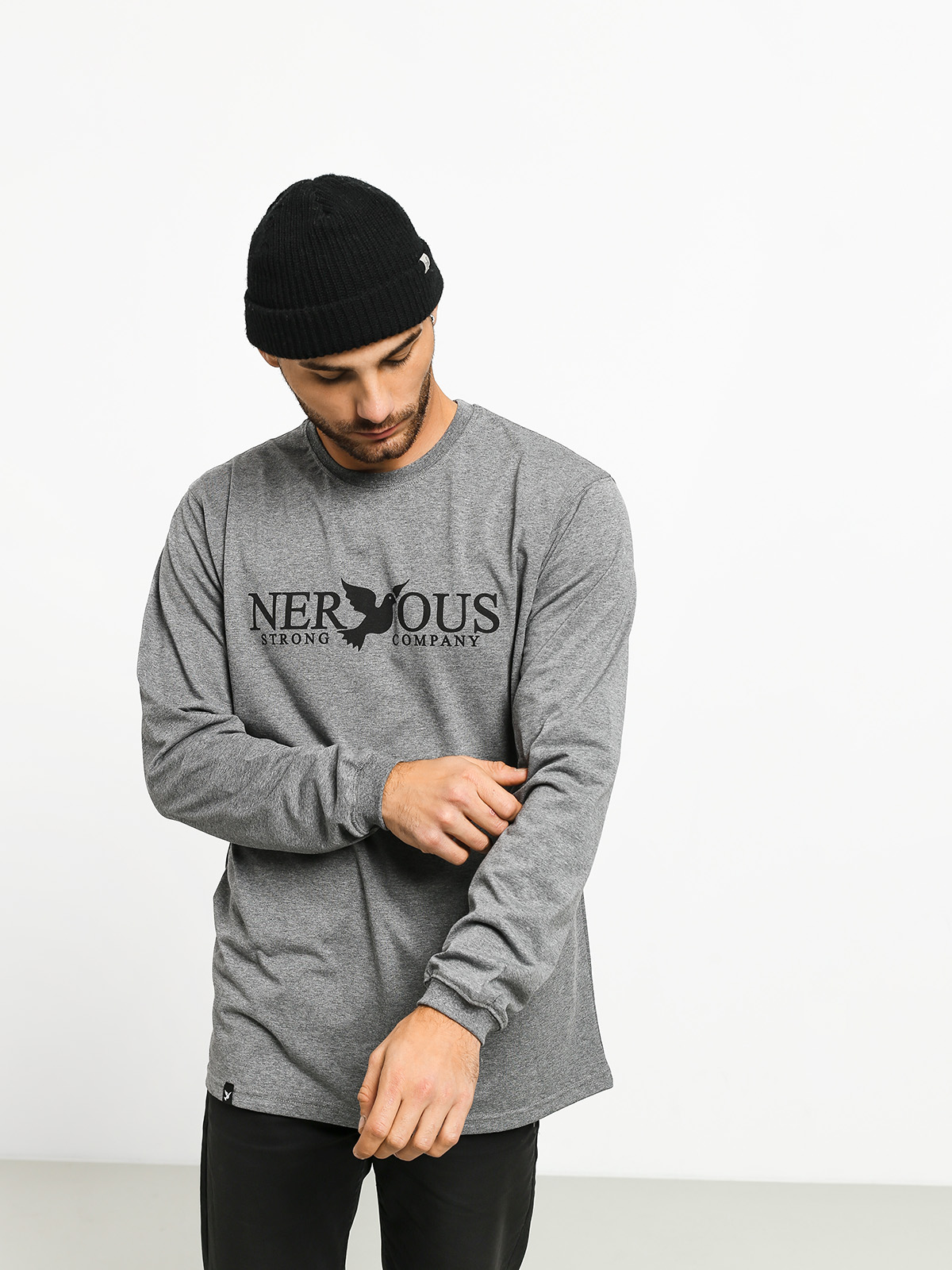 Longsleeve Nervous Classic (grey)