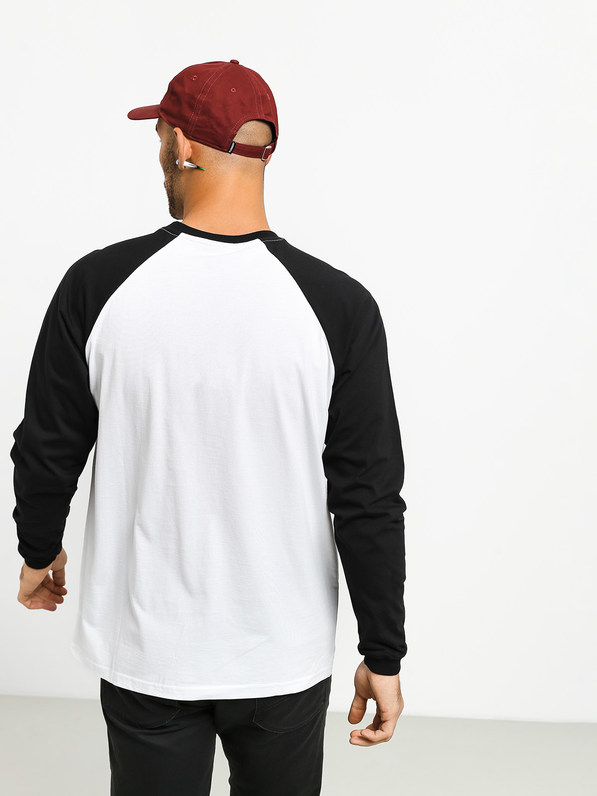 Longsleeve Nervous Icon (black/white)