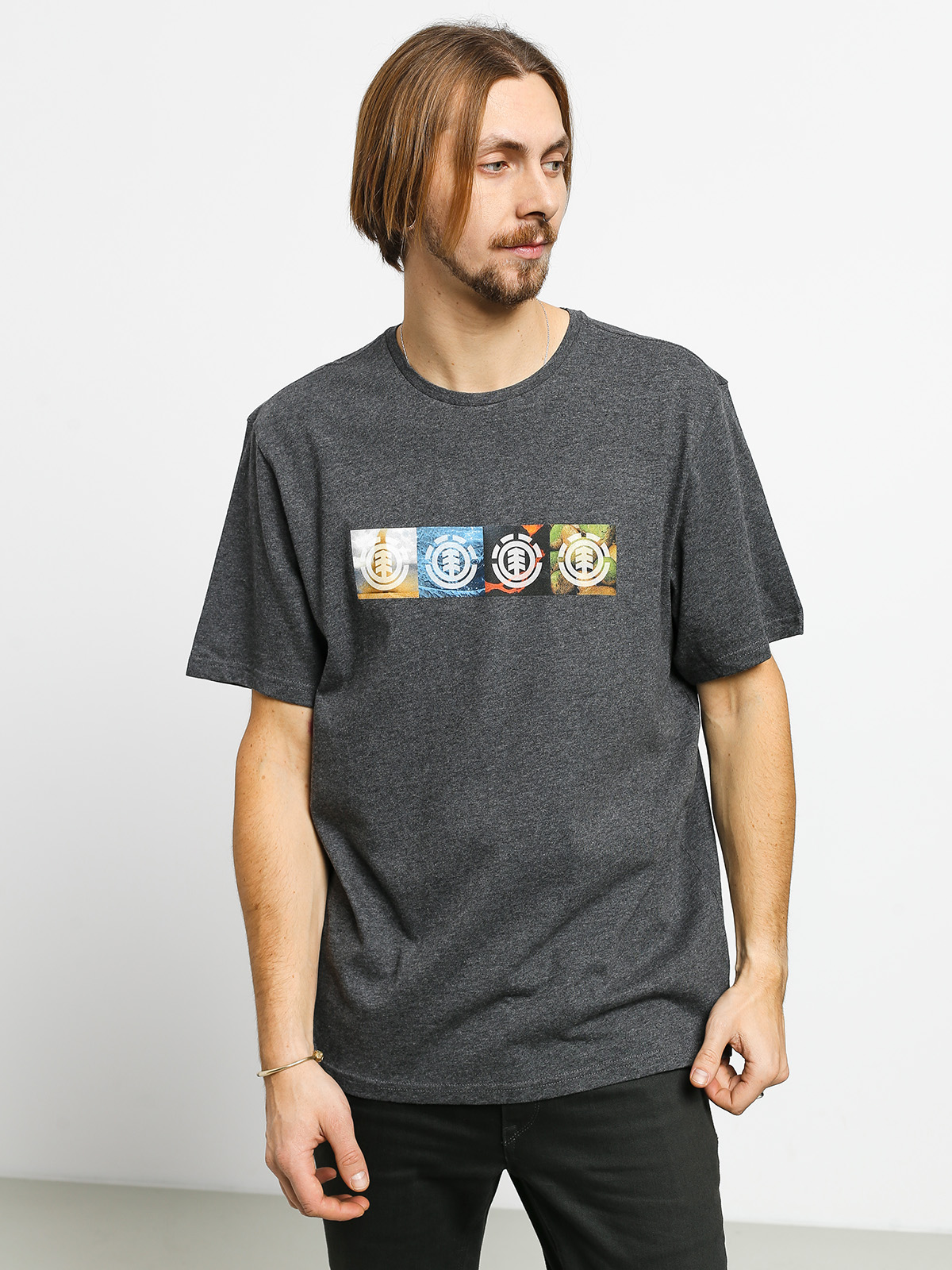 T-shirt Element Horizontal Seasons (charcoal heathe)