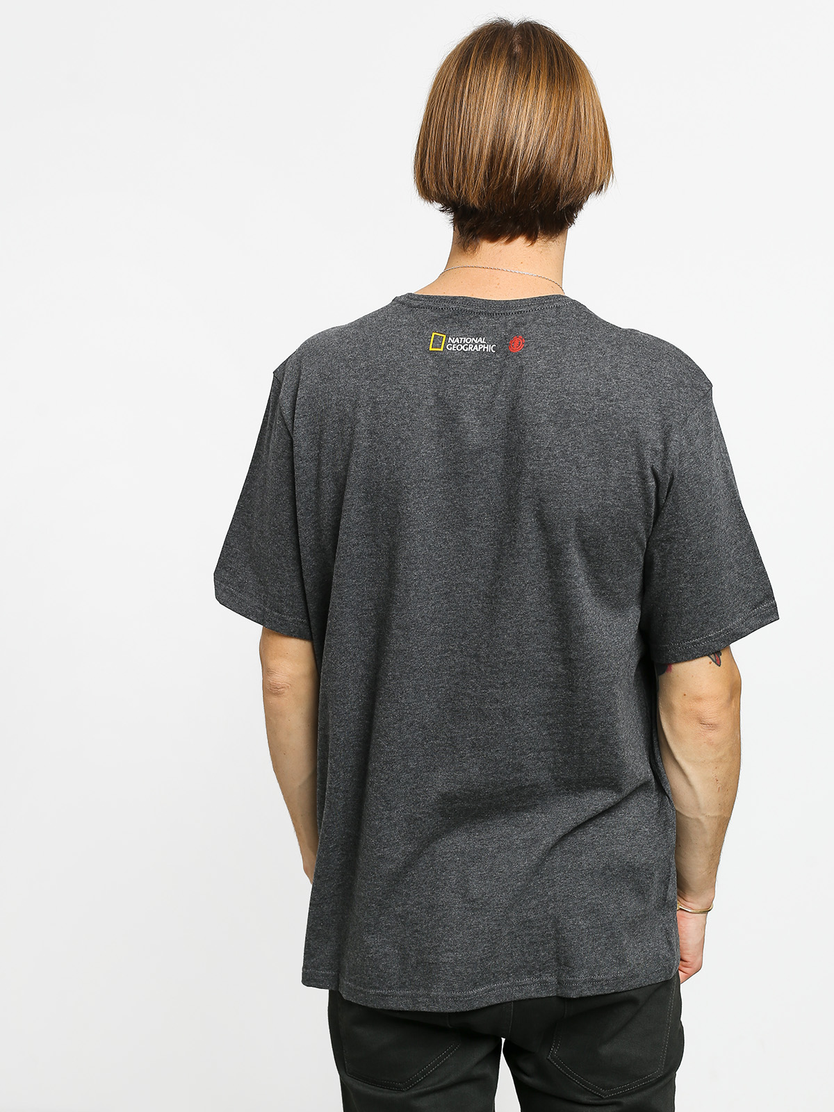 T-shirt Element Horizontal Seasons (charcoal heathe)