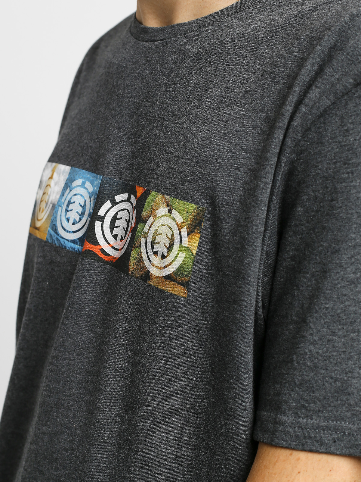 T-shirt Element Horizontal Seasons (charcoal heathe)