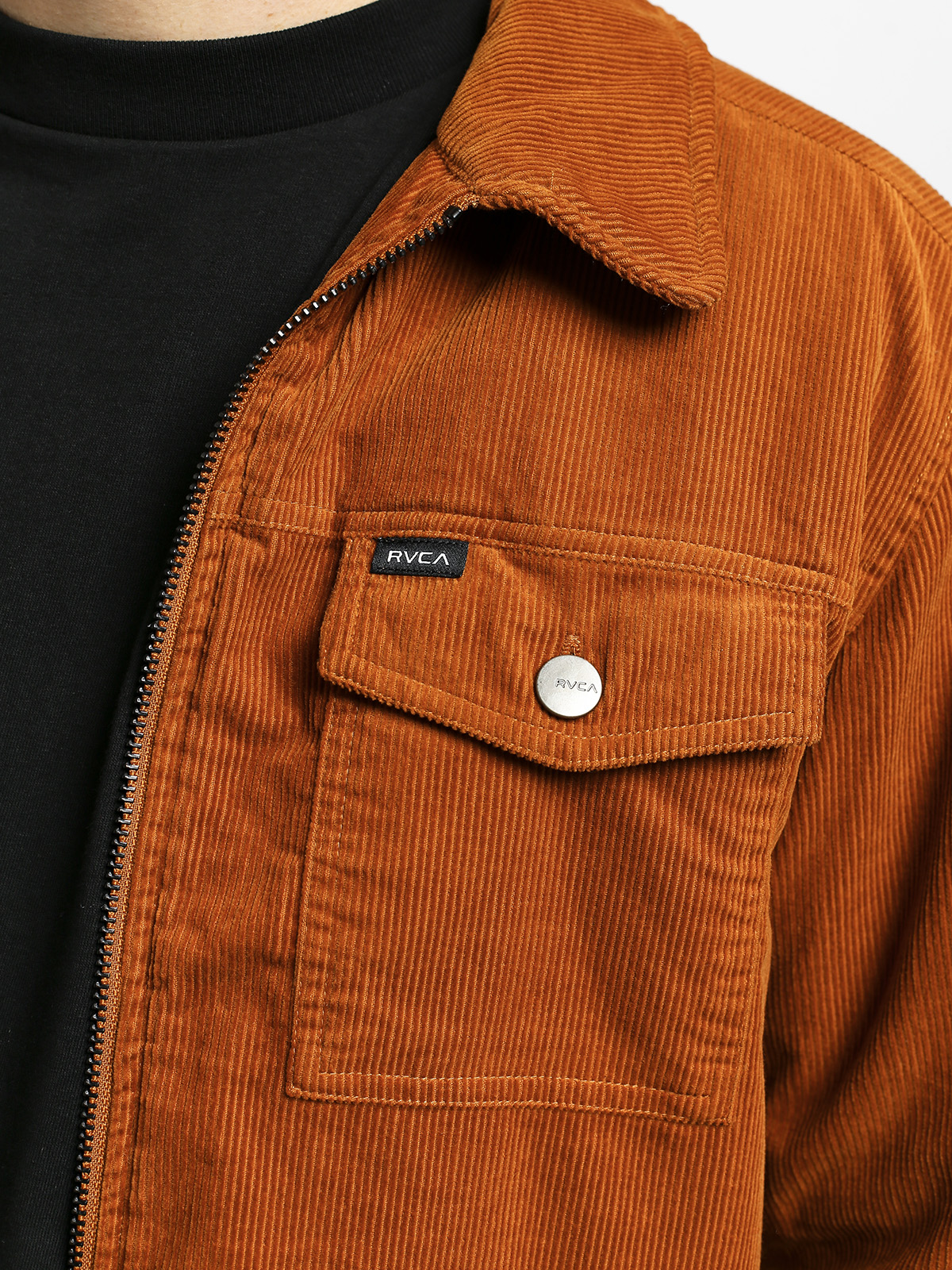 Kurtka RVCA Easy Trucker (burnt copper)