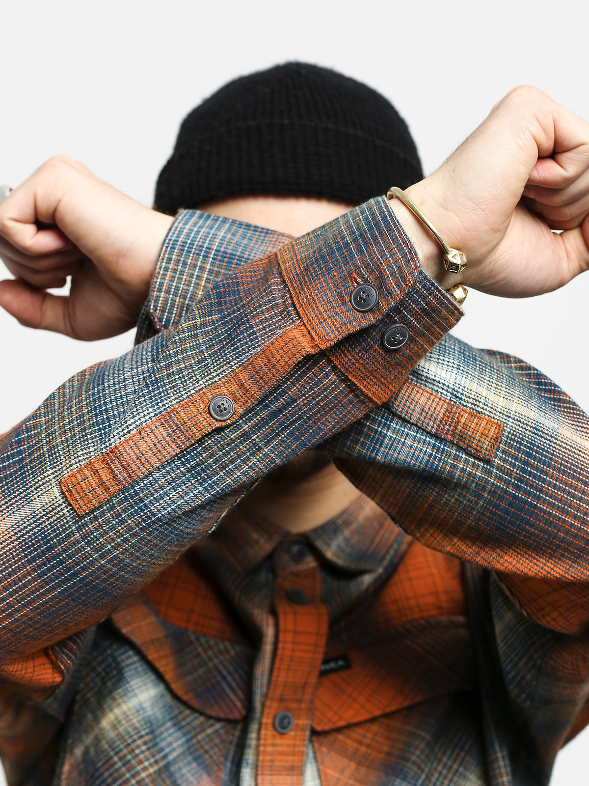 Koszula RVCA Muir Flannel Ls (rust orange)