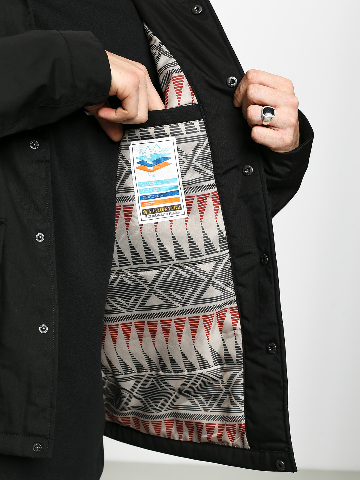 Kurtka Element Greenwood (flint black)