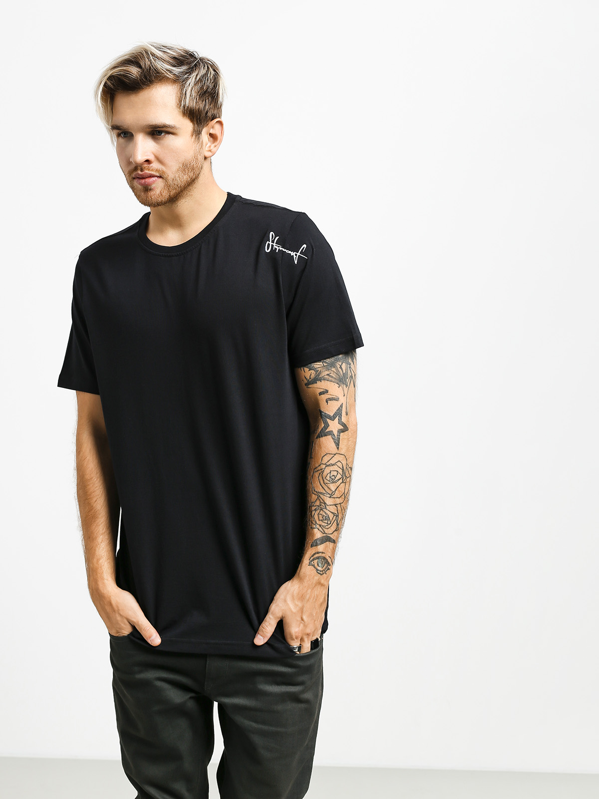 T-shirt Stoprocent Small Tag (black)