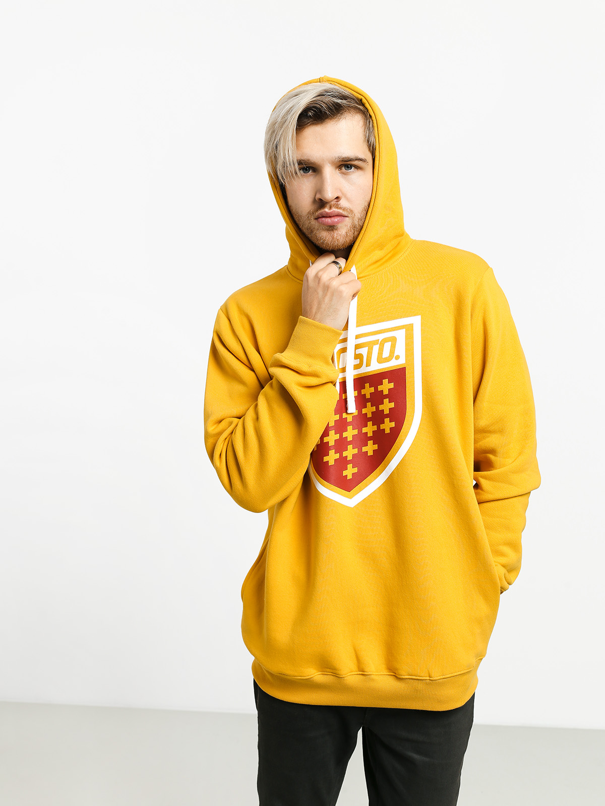 Bluza z kapturem Prosto Shield XX HD (yellow)