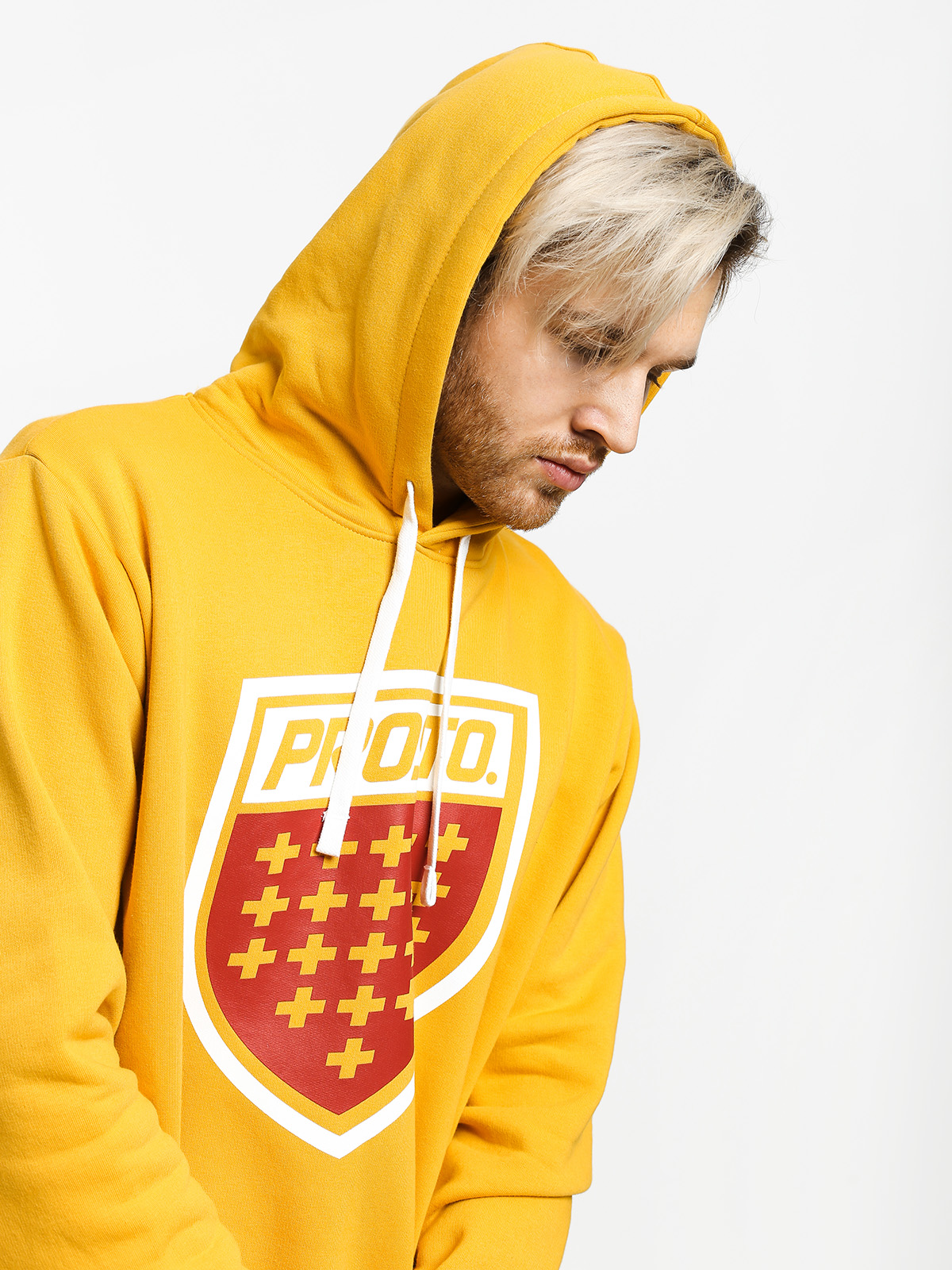 Bluza z kapturem Prosto Shield XX HD (yellow)