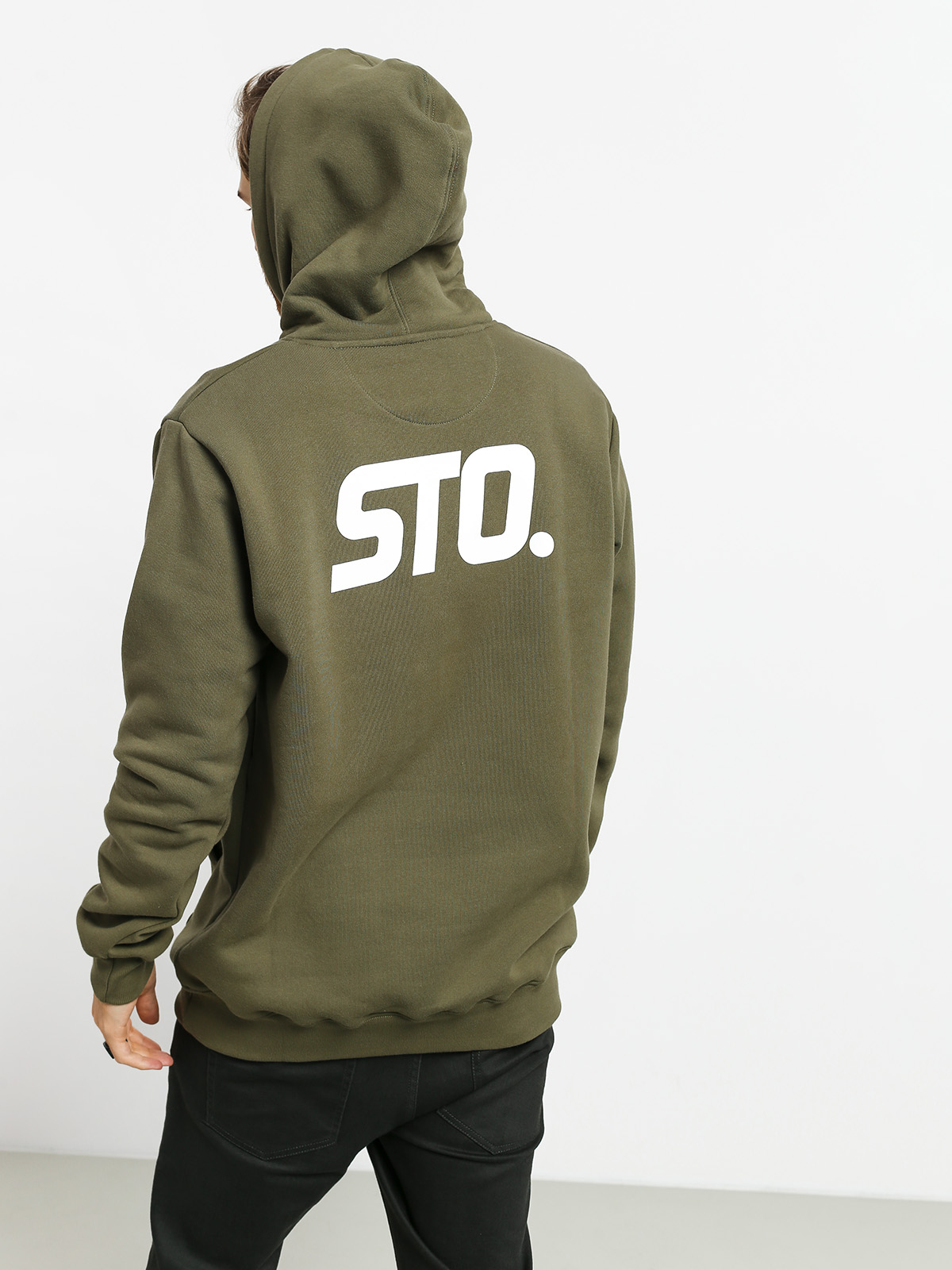 Bluza z kapturem Prosto Separ HD (olive)