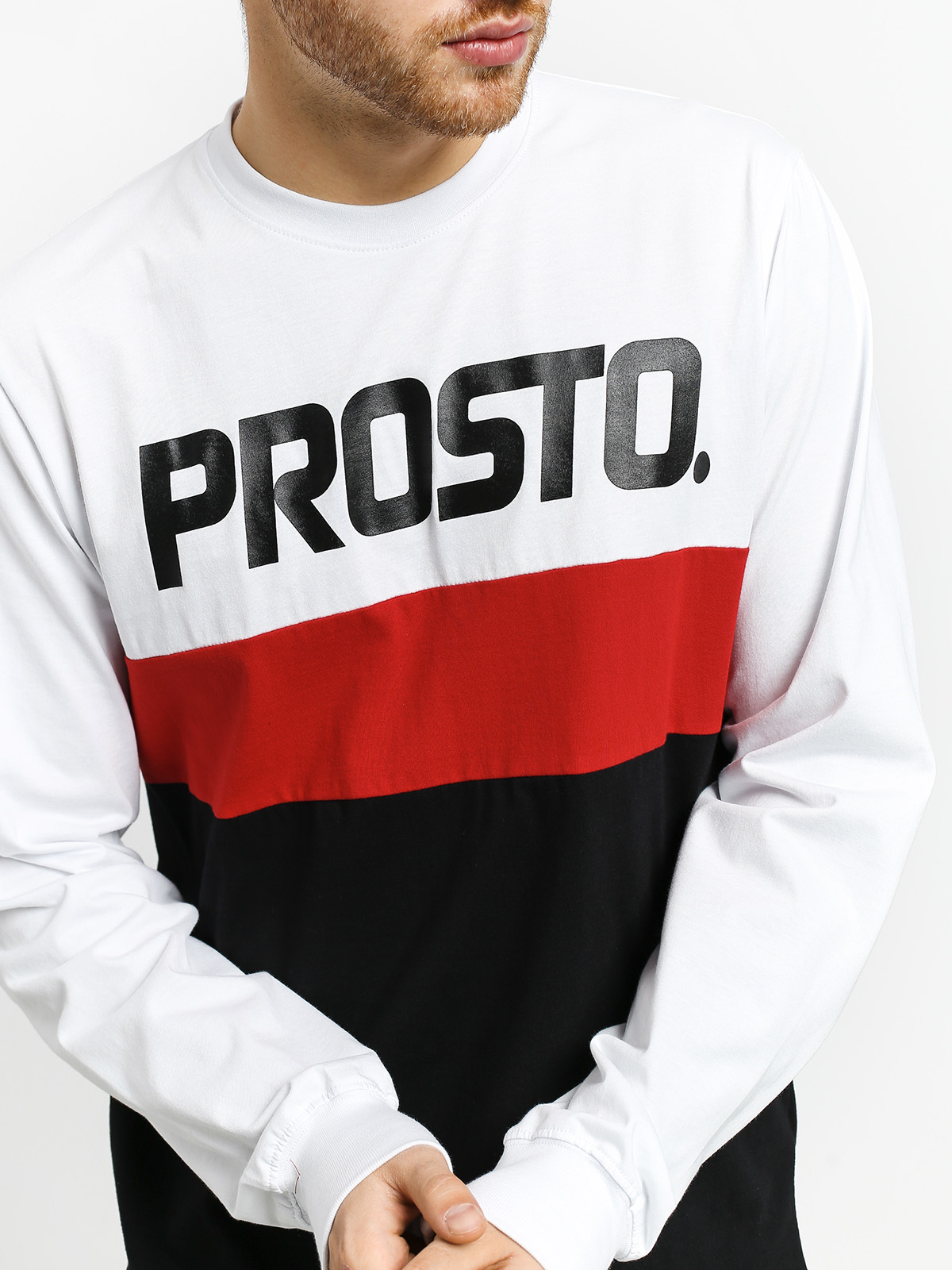 Longsleeve Prosto Tonz (white/black)