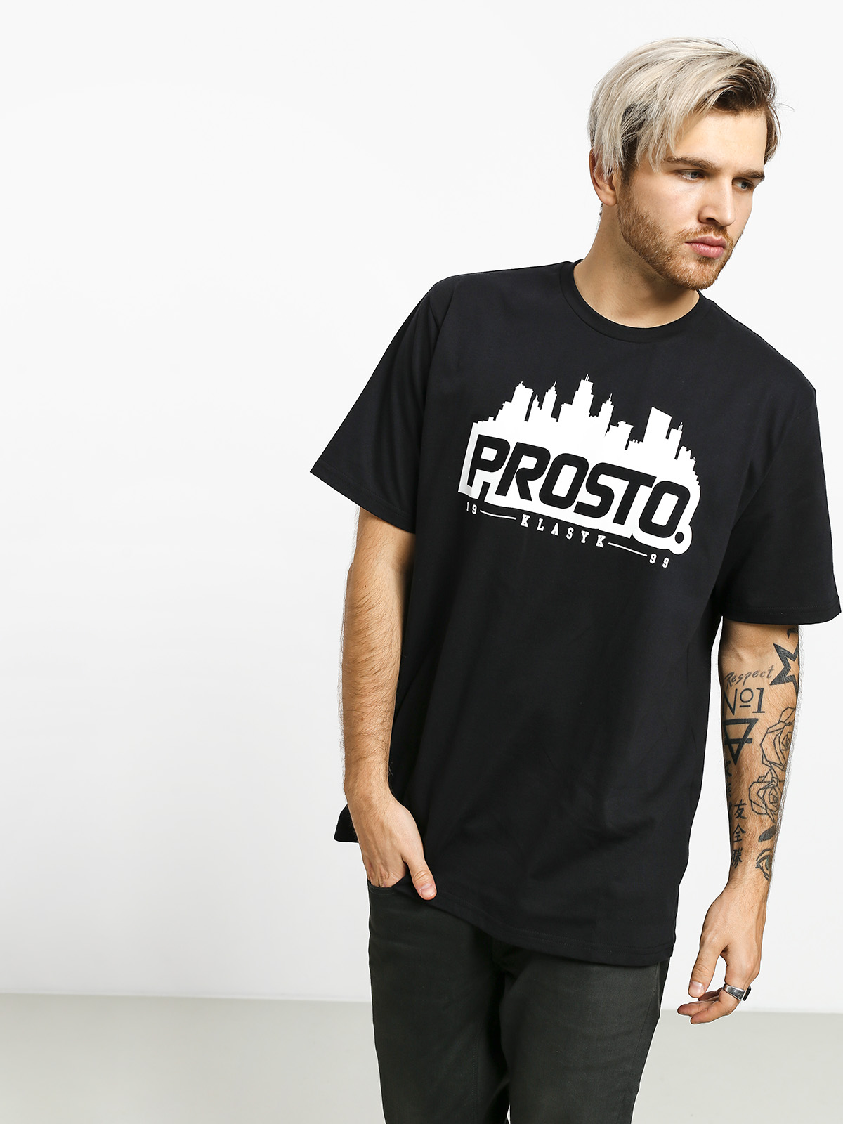 T-shirt Prosto Horiz (black)