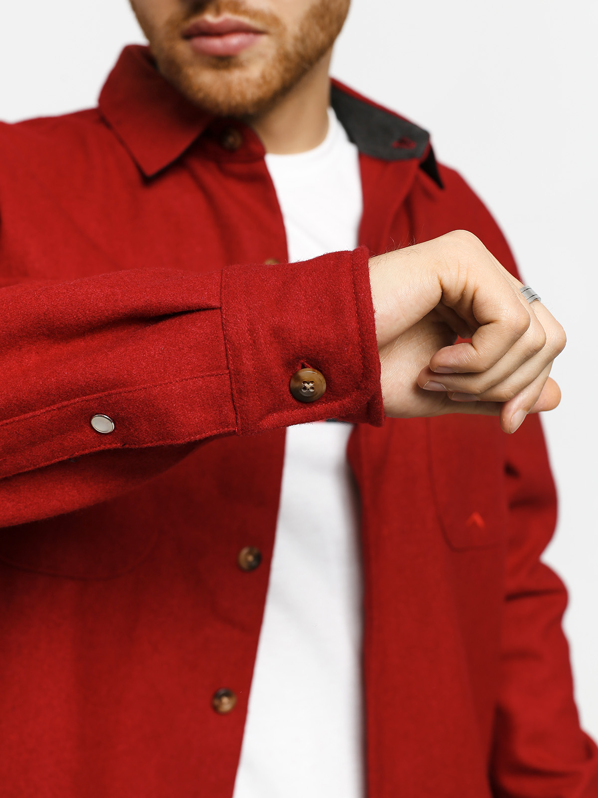 Koszula Emerica Nicholson Wool Shirt (red)