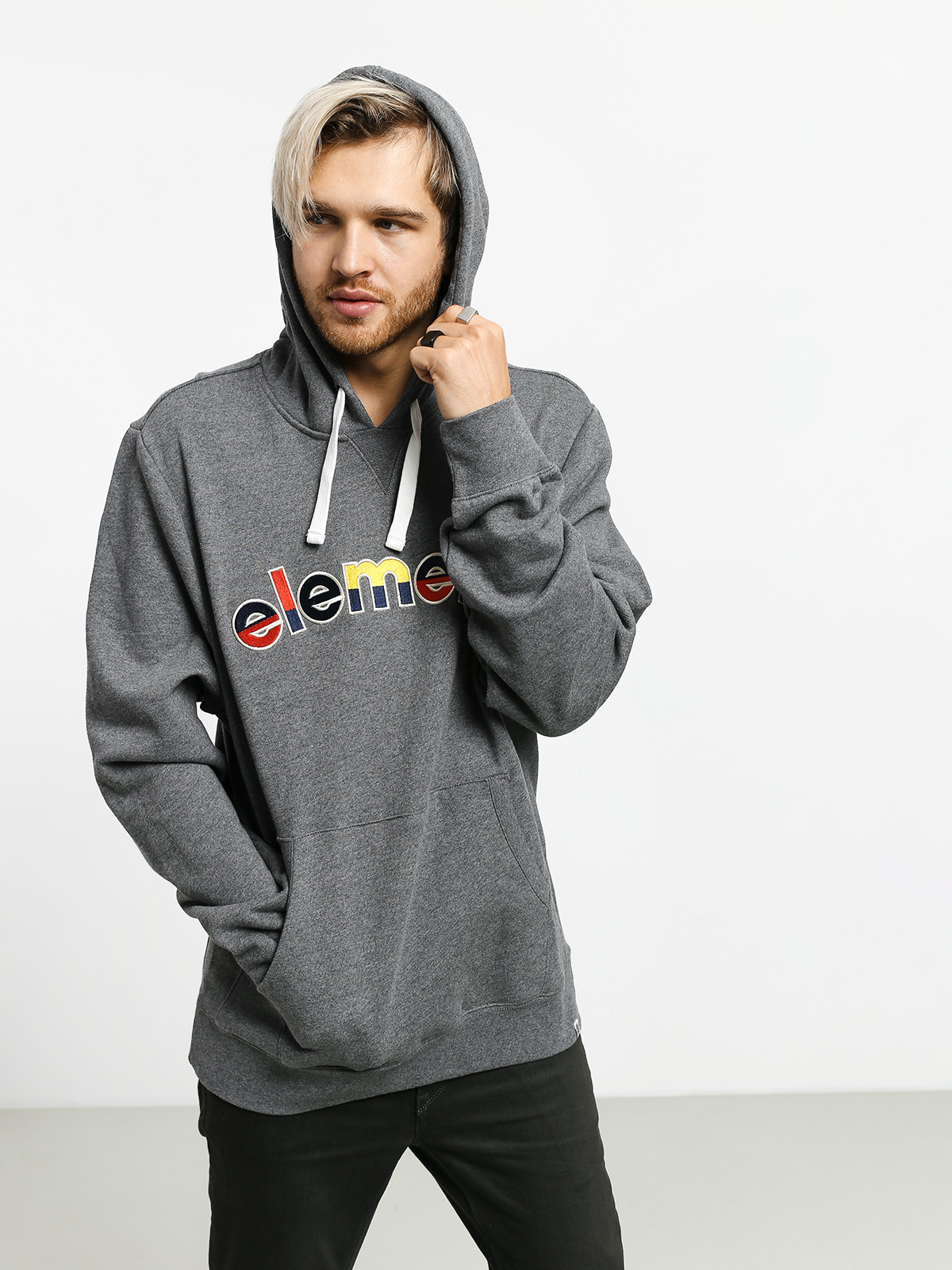 Bluza z kapturem Element Rainbow HD (mid grey htr)