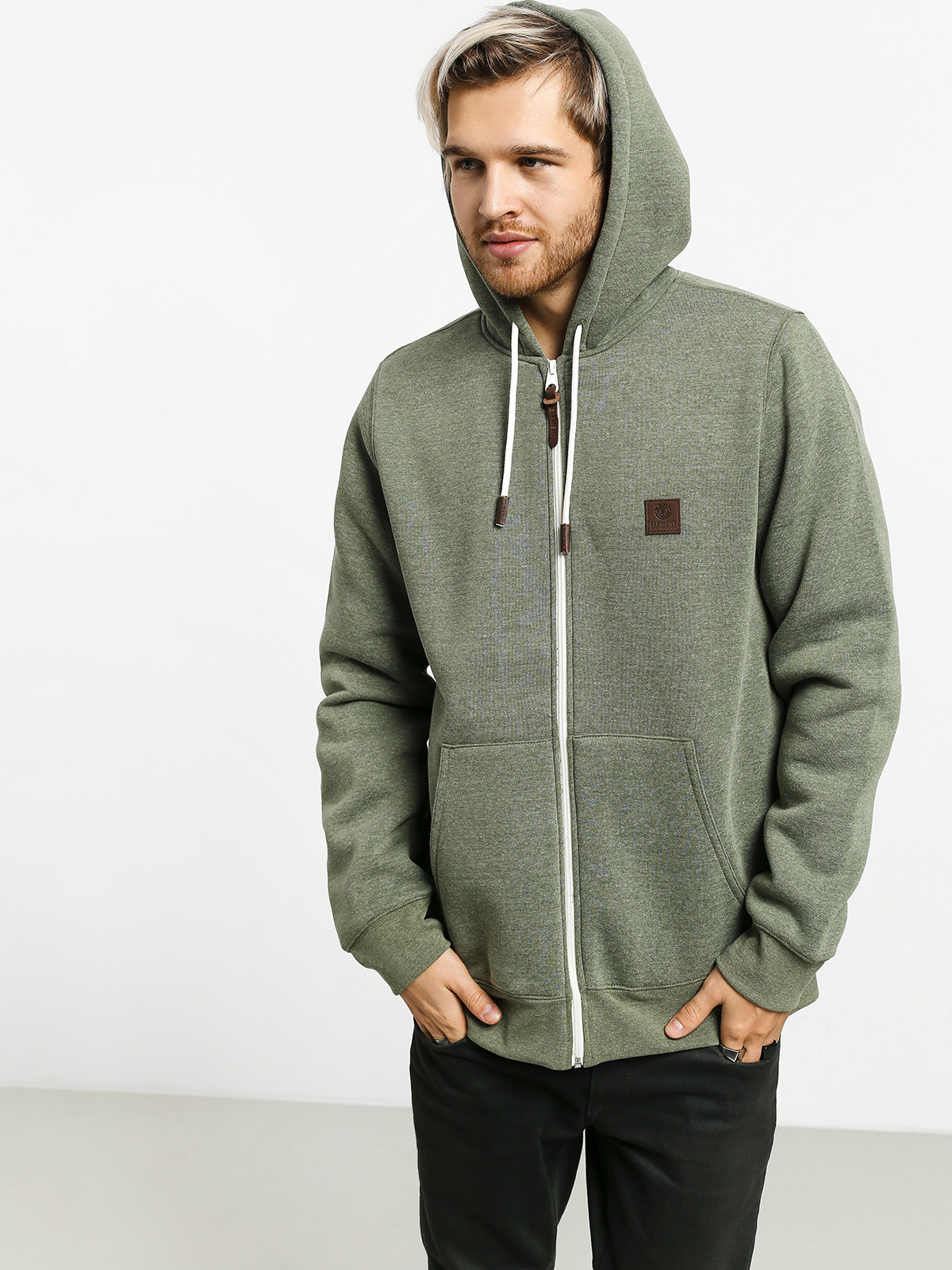 Bluza z kapturem Element Heavy Sherpa ZHD (forest nig heat)