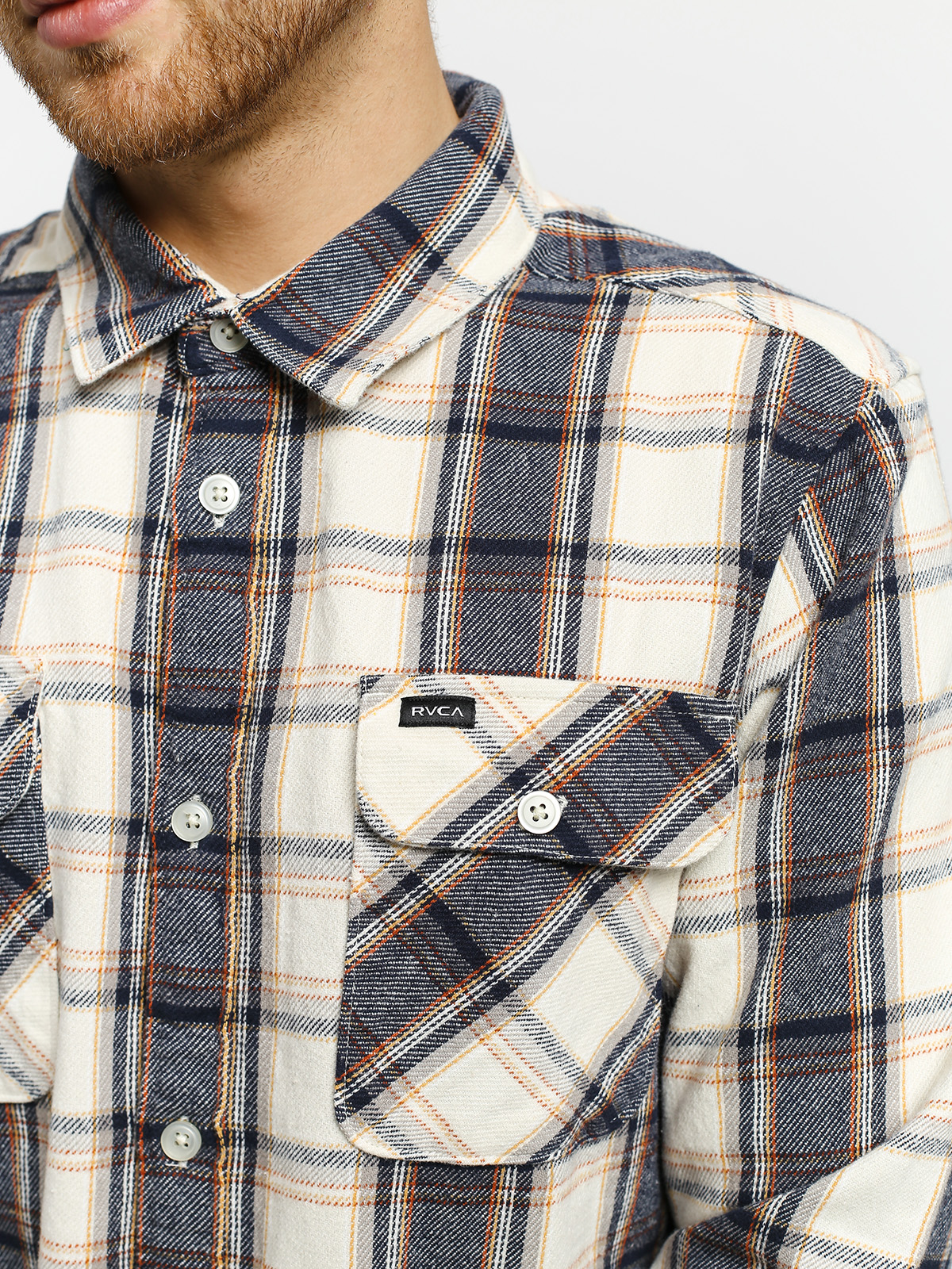 Koszula RVCA Thatll Work Flannel (silver bleach)