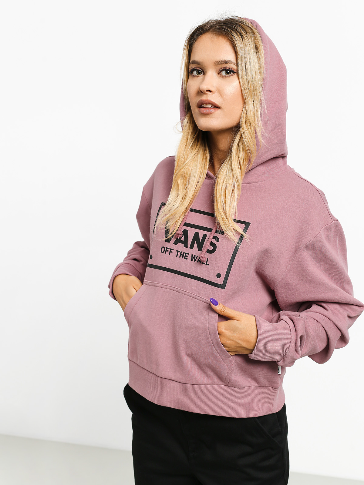 Bluza z kapturem Vans Boom Boom Unity HD Wmn (nostalgia rose)