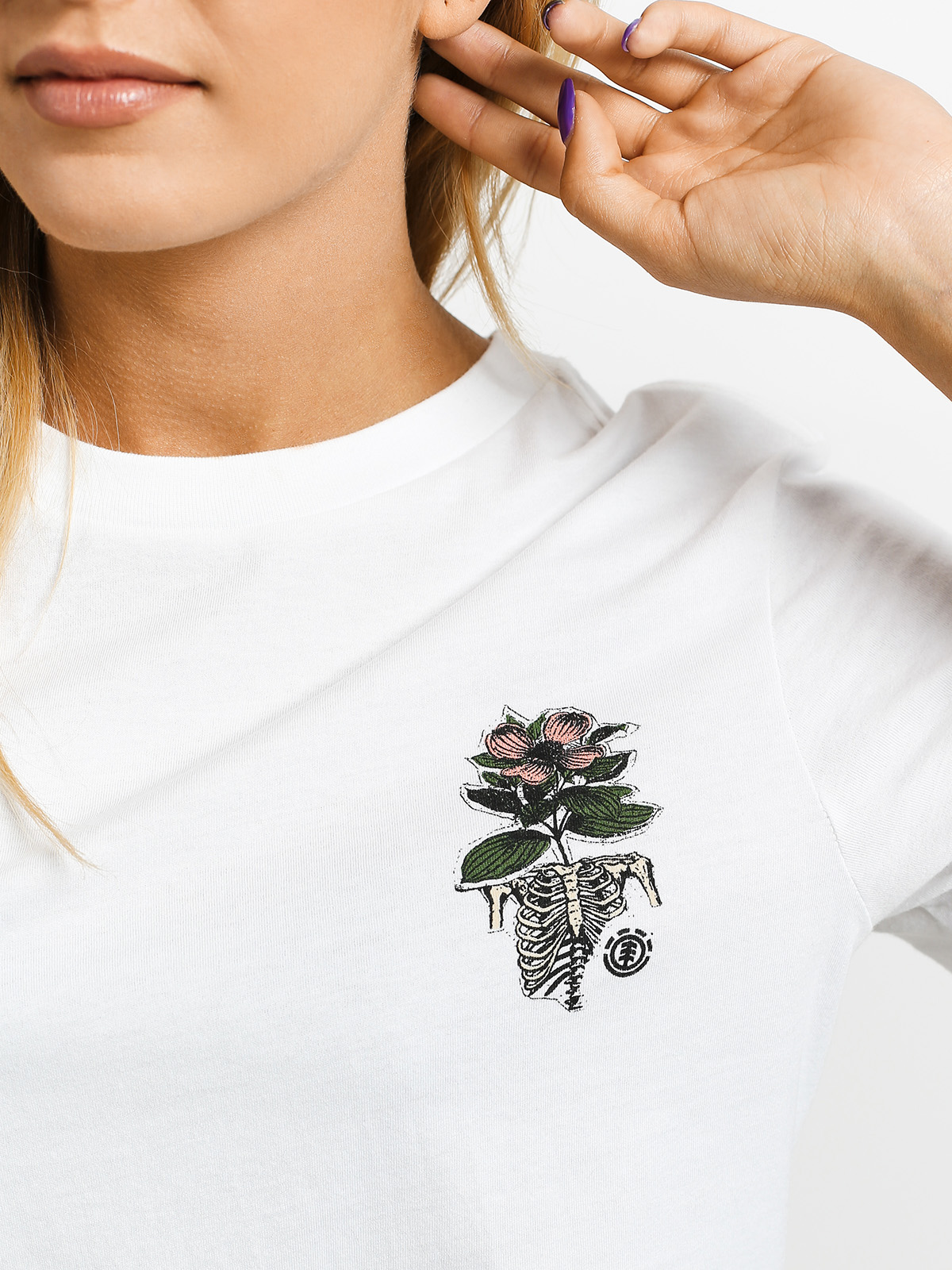 T-shirt Element Optimist Crop Wmn (white)