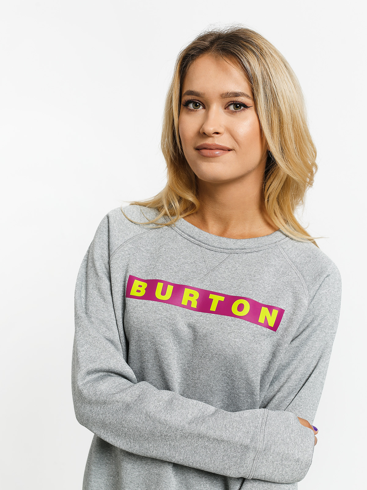 Damska Bluza Burton Oak Crew (gray heather)