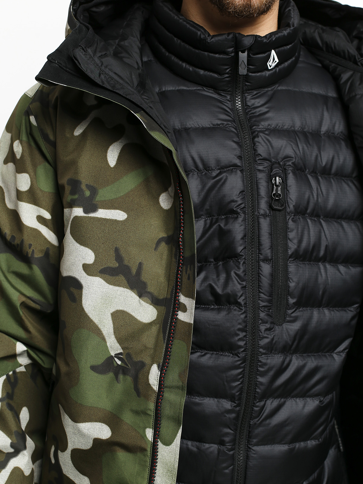 Męska Kurtka snowboardowa Volcom Puff Puff Give (blk)