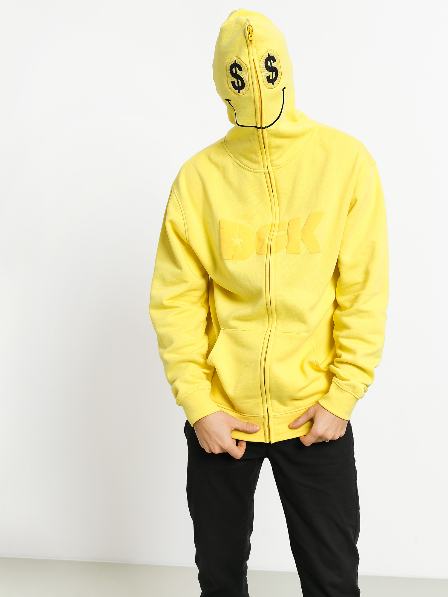 Bluza z kapturem DGK Paid ZHD (yellow)