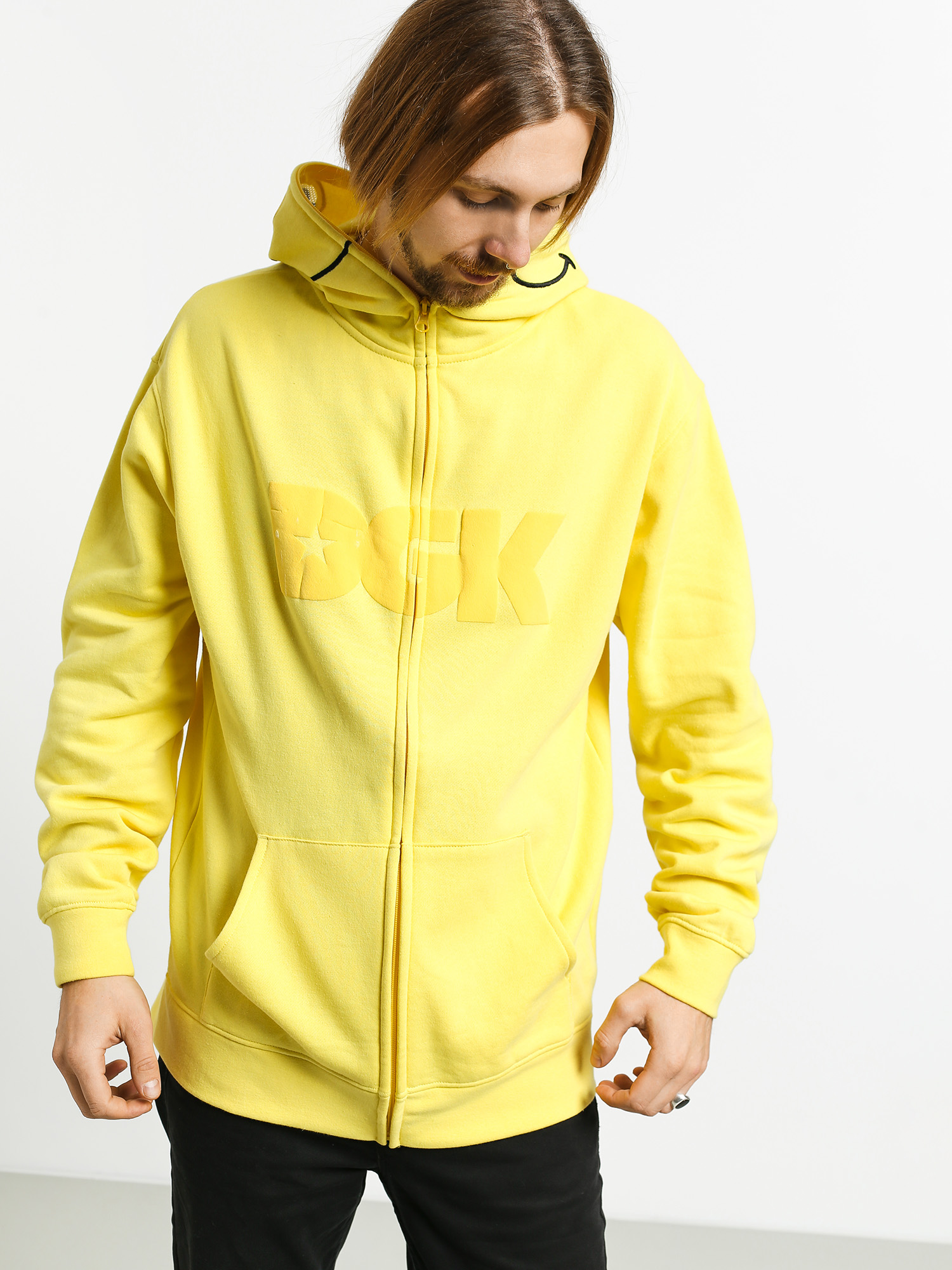Bluza z kapturem DGK Paid ZHD (yellow)