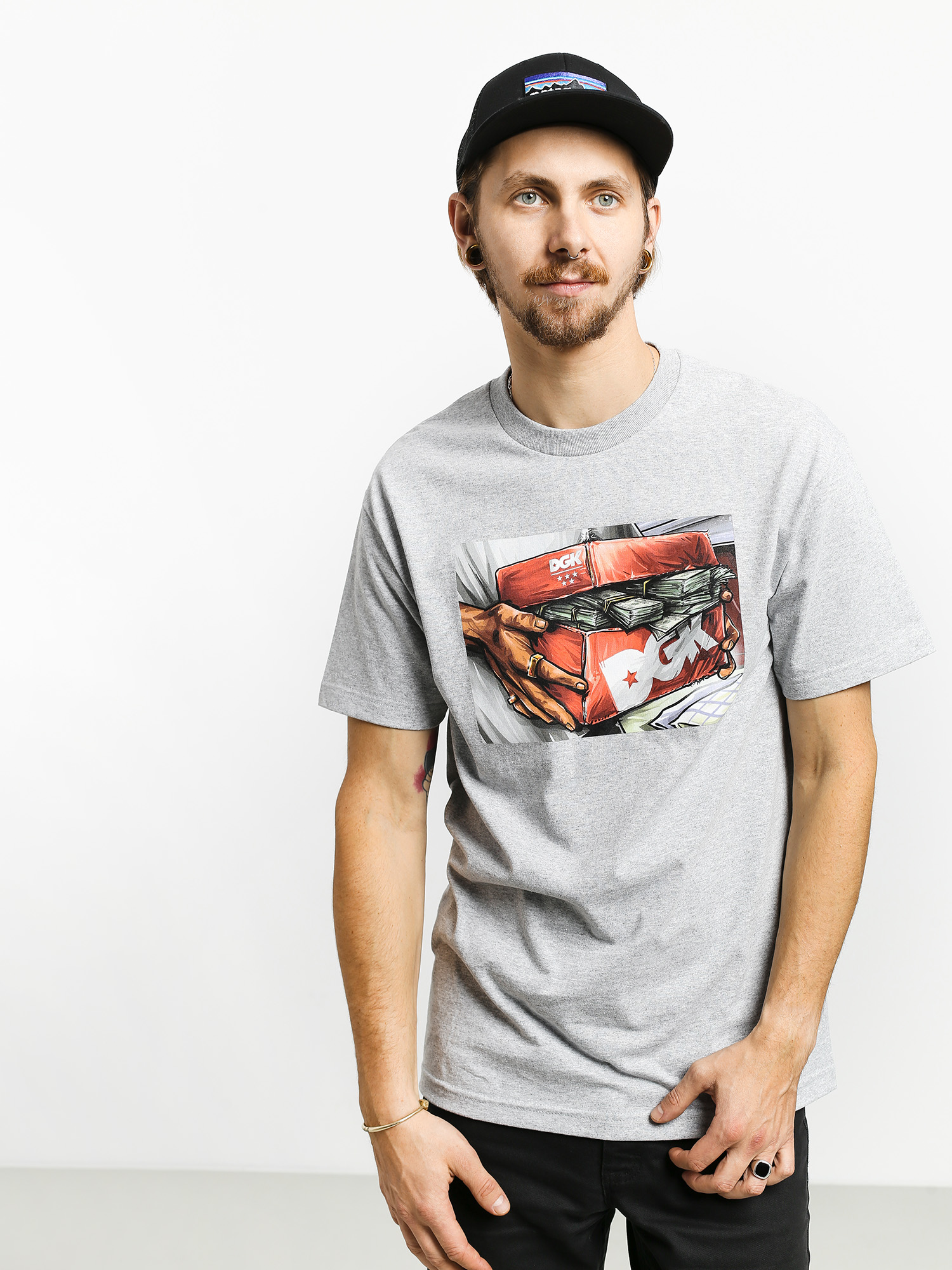 T-shirt DGK Loaded (athletic grey)