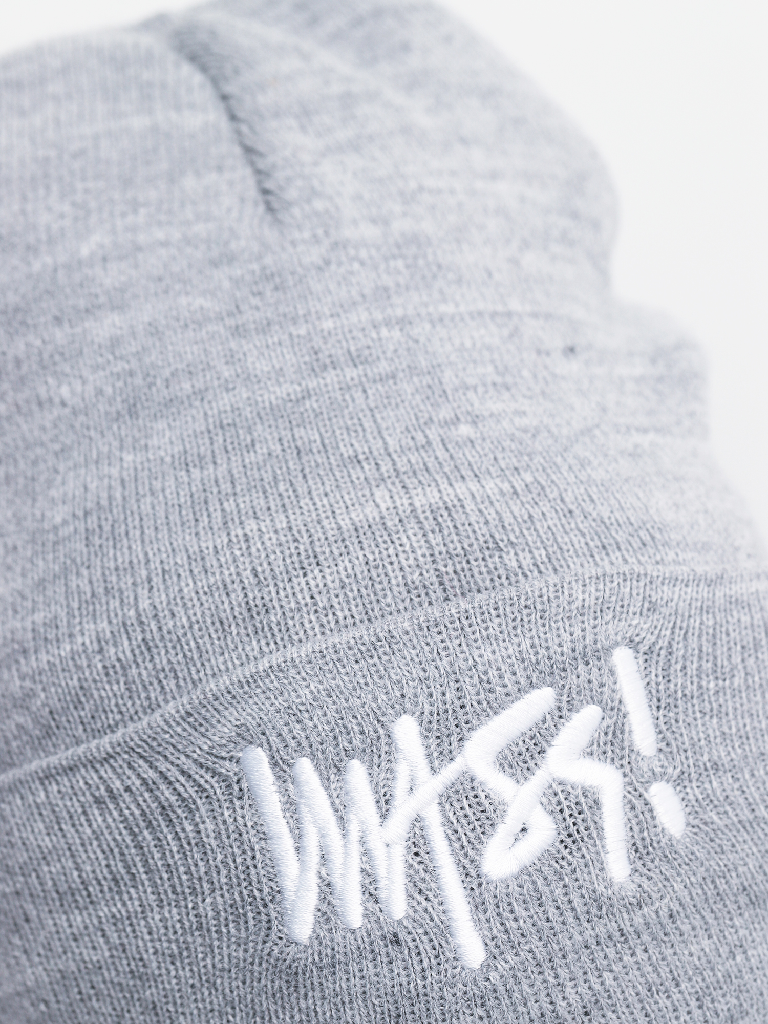 Czapka zimowa MassDnm Signature (light heather grey)