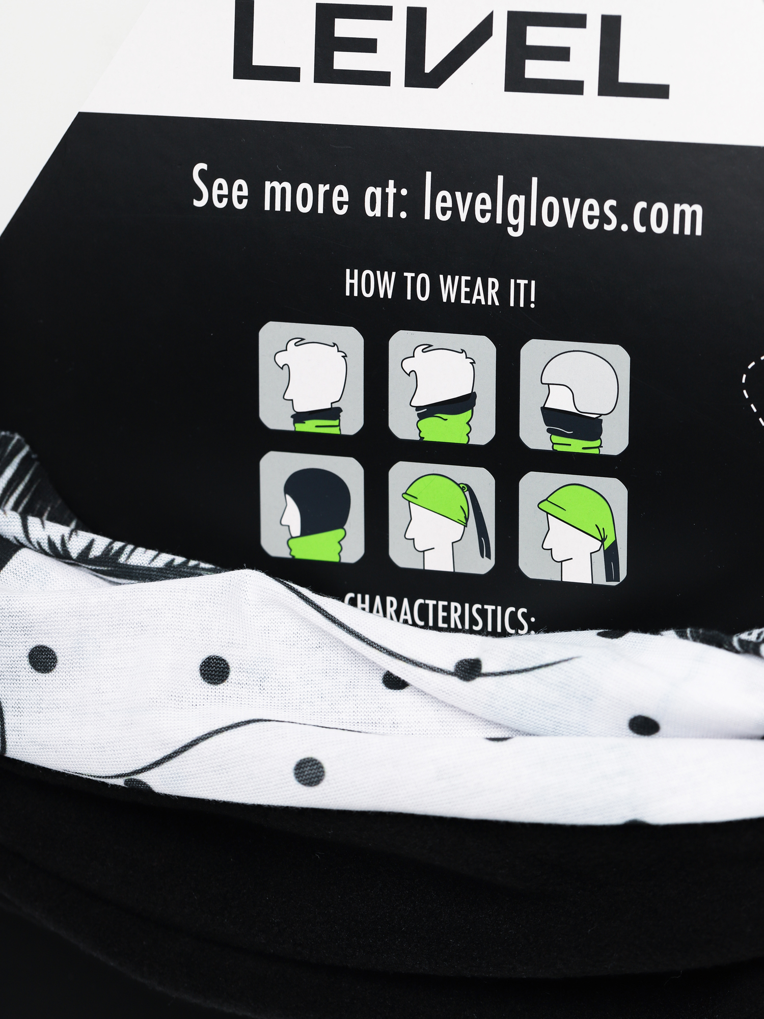 Bandana Level Multy Hg (pk white)