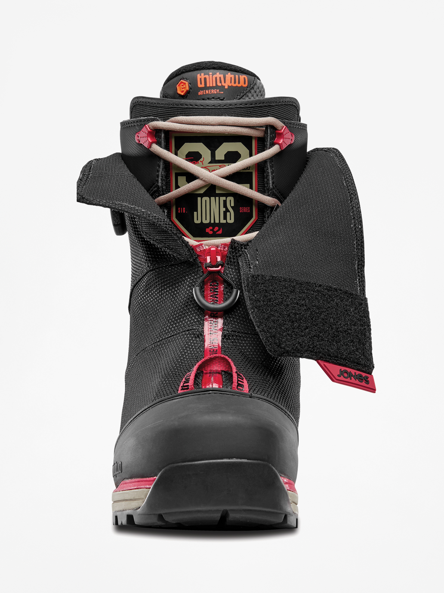 Męskie Buty snowboardowe ThirtyTwo Jones Mtb (black/tan/red)