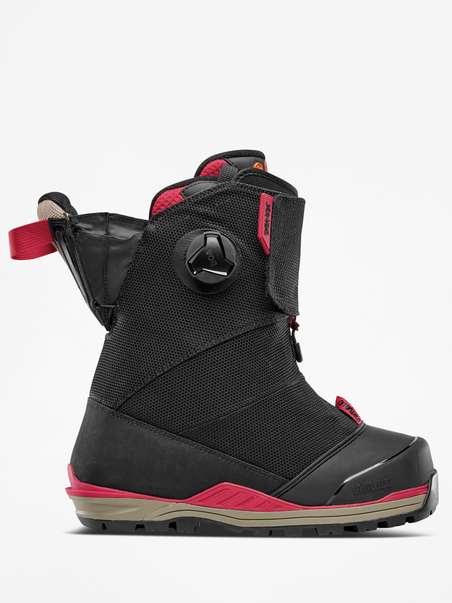 Męskie Buty snowboardowe ThirtyTwo Jones Mtb (black/tan/red)
