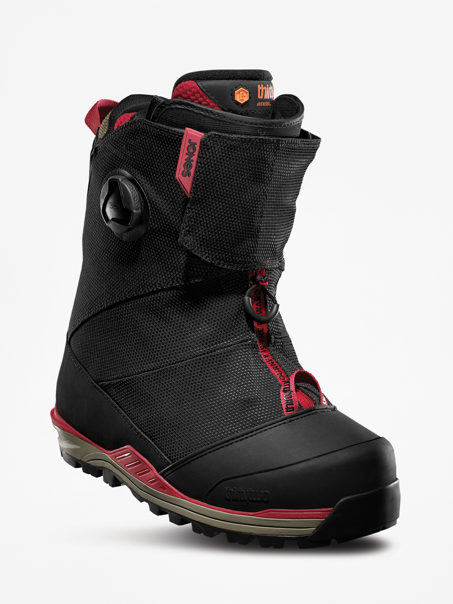 Męskie Buty snowboardowe ThirtyTwo Jones Mtb (black/tan/red)