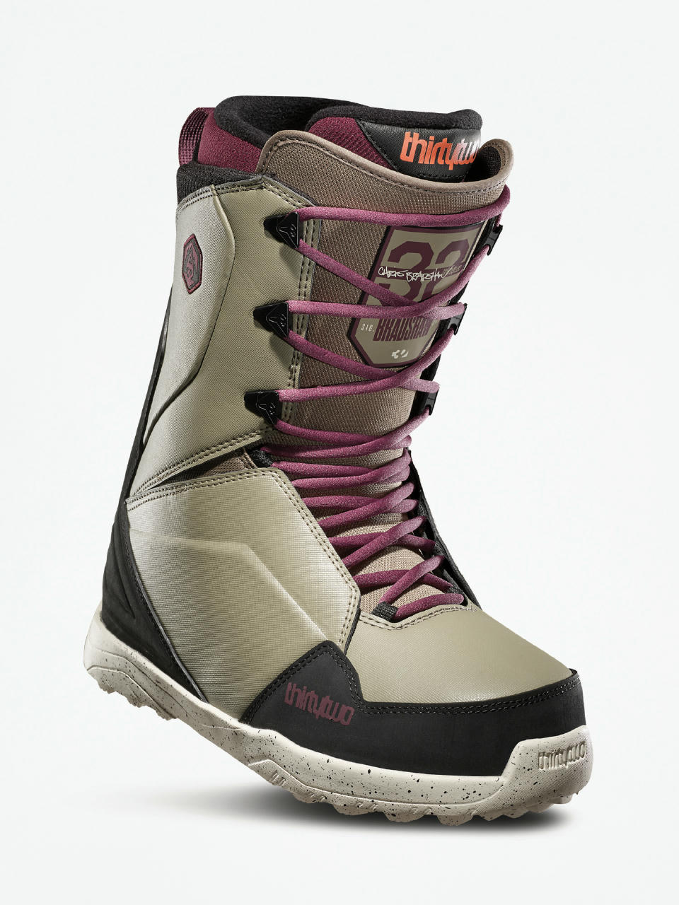 Męskie Buty snowboardowe ThirtyTwo Lashed Bradshaw (olive/black)