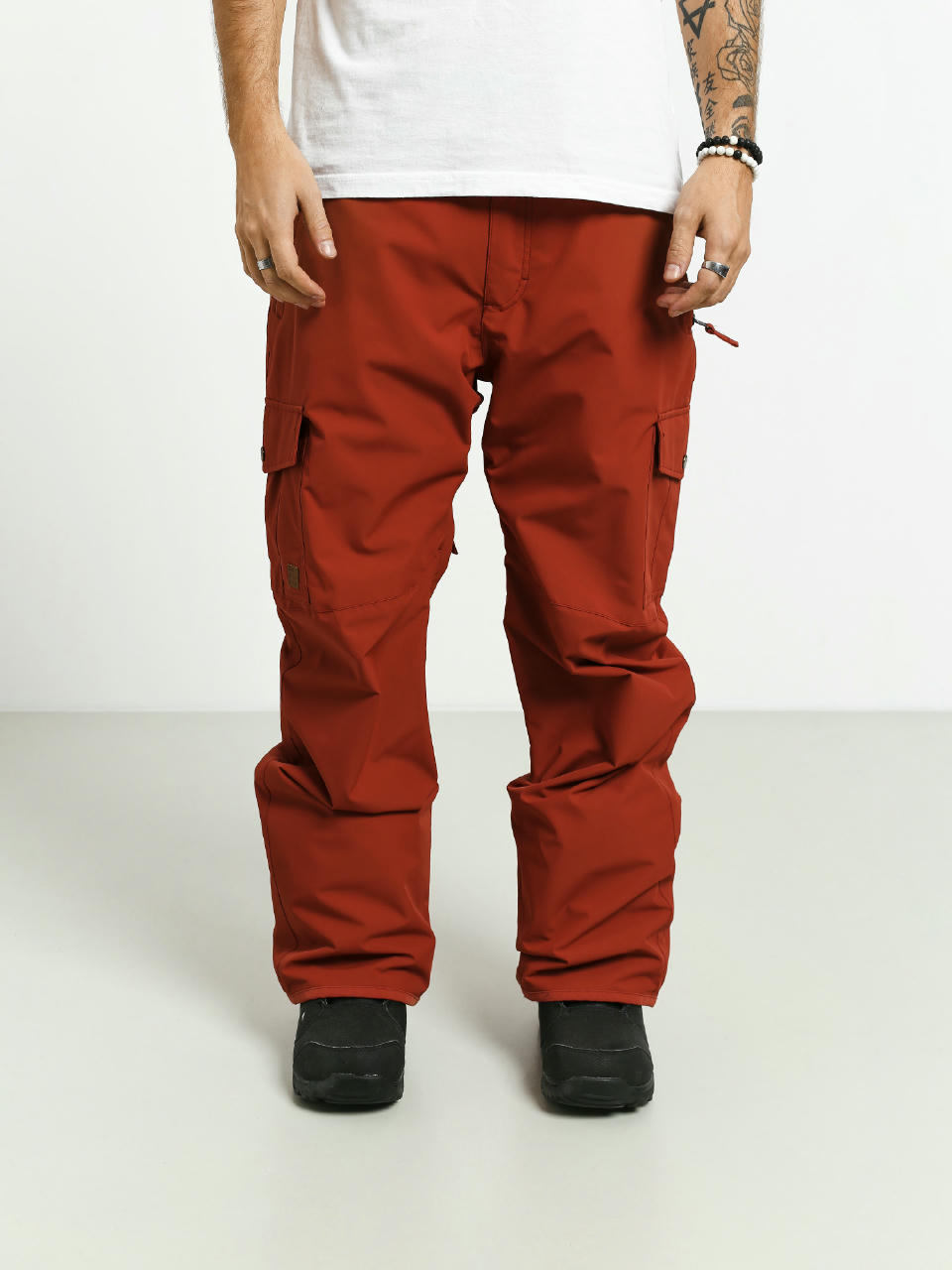 Męskie Spodnie snowboardowe Quiksilver Porter (barn red)