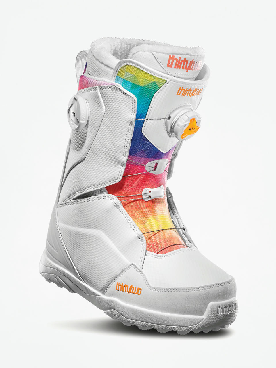 Damskie Buty snowboardowe ThirtyTwo Lashed Double Boa (white)